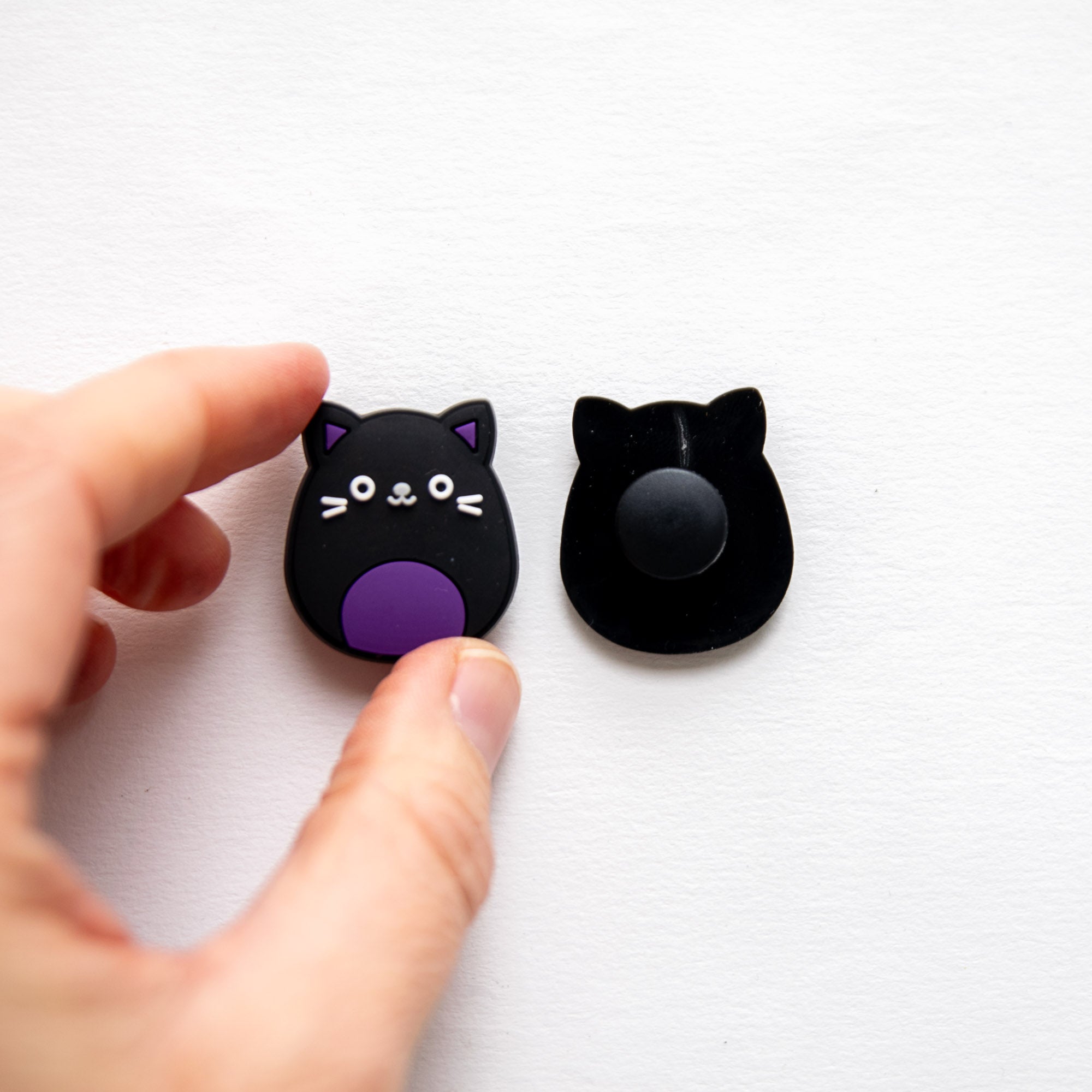 Accessoires pour Crocs Chat Noir & Violet