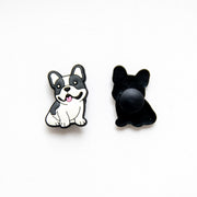 Accessoires pour Crocs Bouledogue Noir