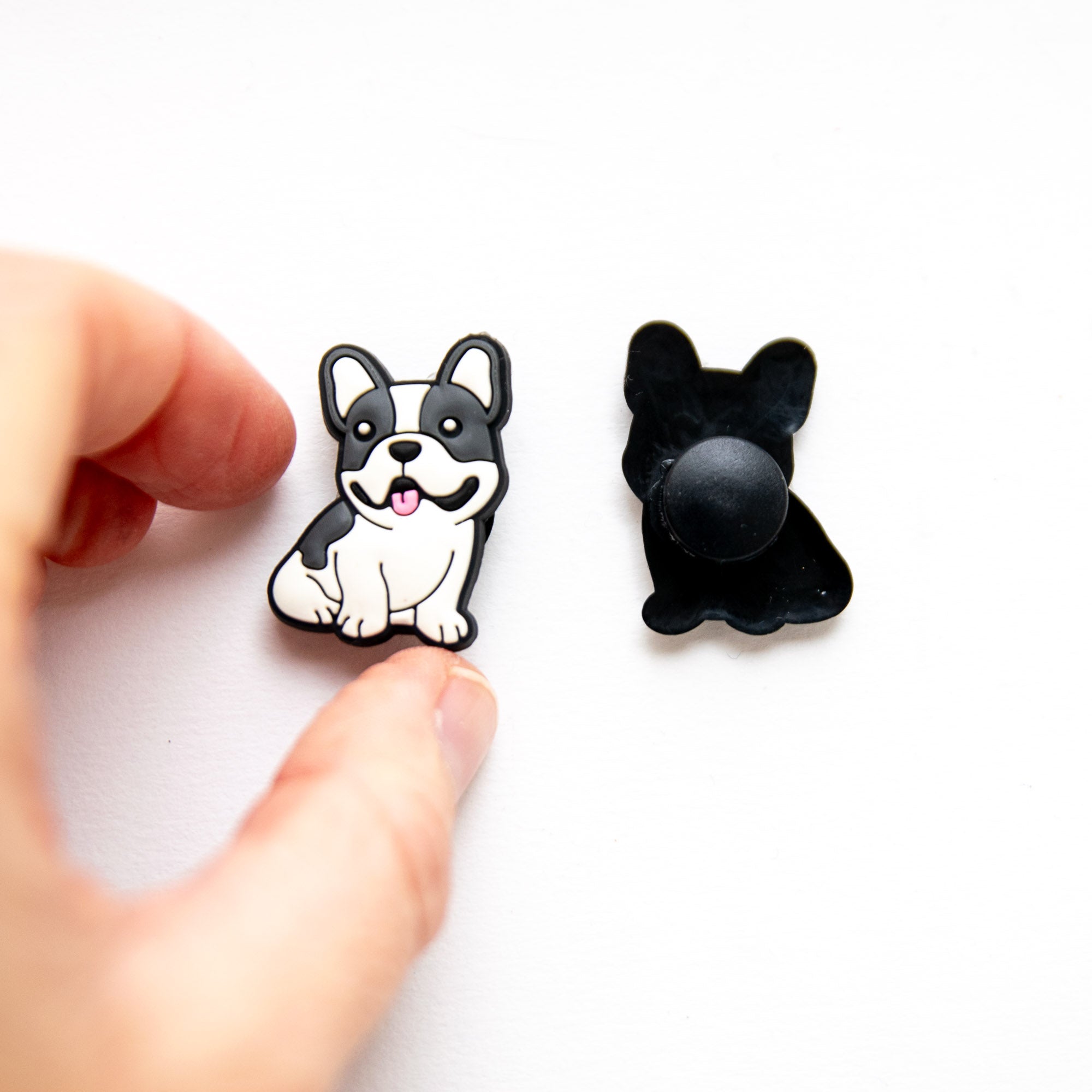 Accessoires pour Crocs Bouledogue Noir