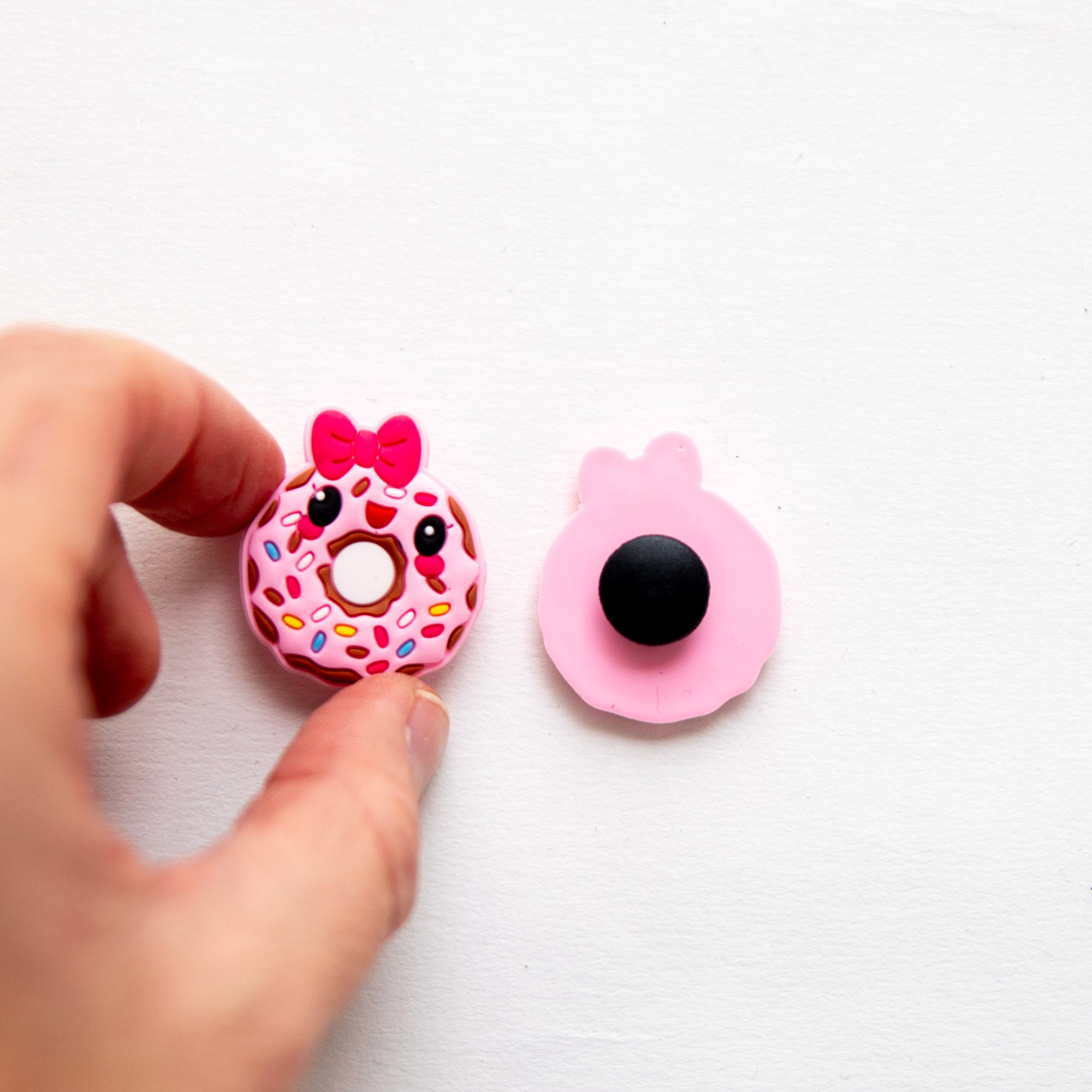 Accessoires pour Crocs Donut & Noeud Rose