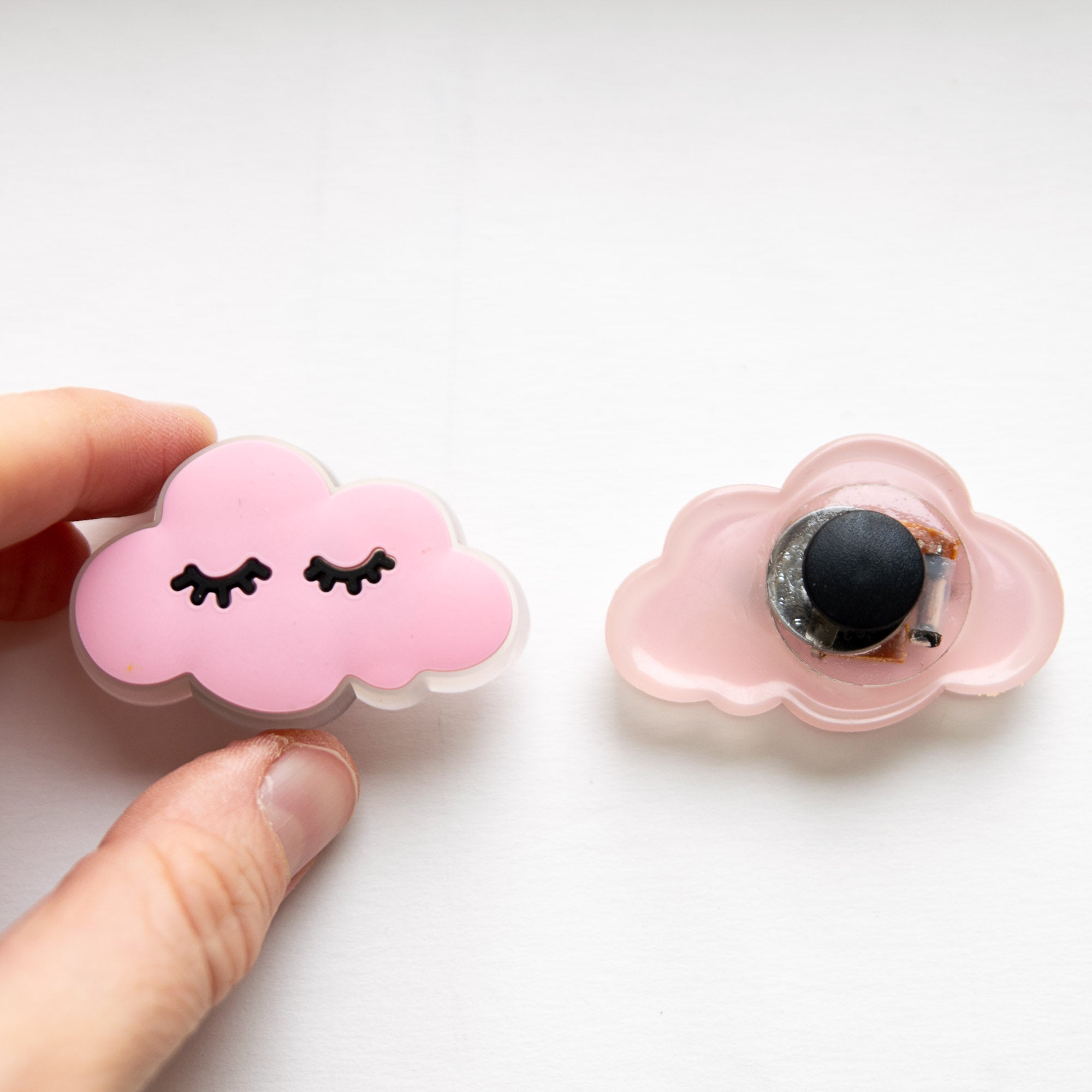 Charm LED Lumineux pour Crocs Nuage Rose