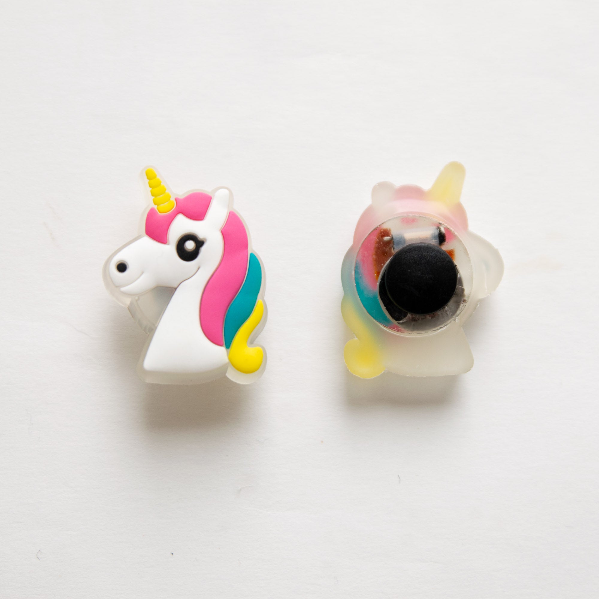 Charm LED Lumineux pour Crocs Licorne Profil