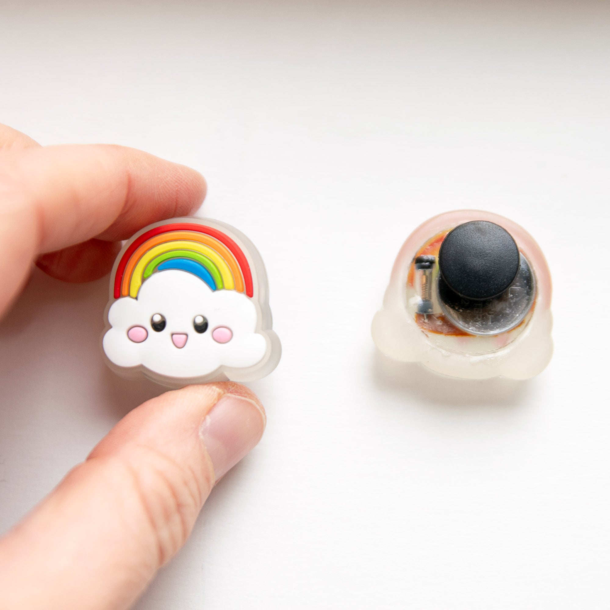 Charm LED Lumineux pour Crocs Nuage & Arc-en-ciel