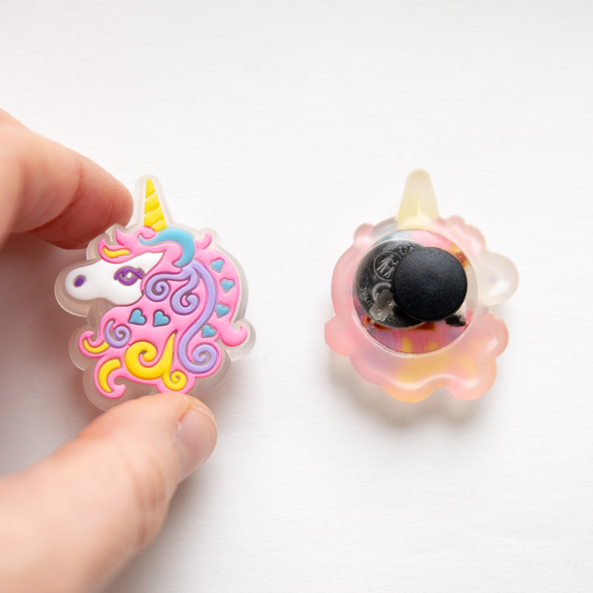 Charm LED Lumineux pour Crocs Licorne & Crinière