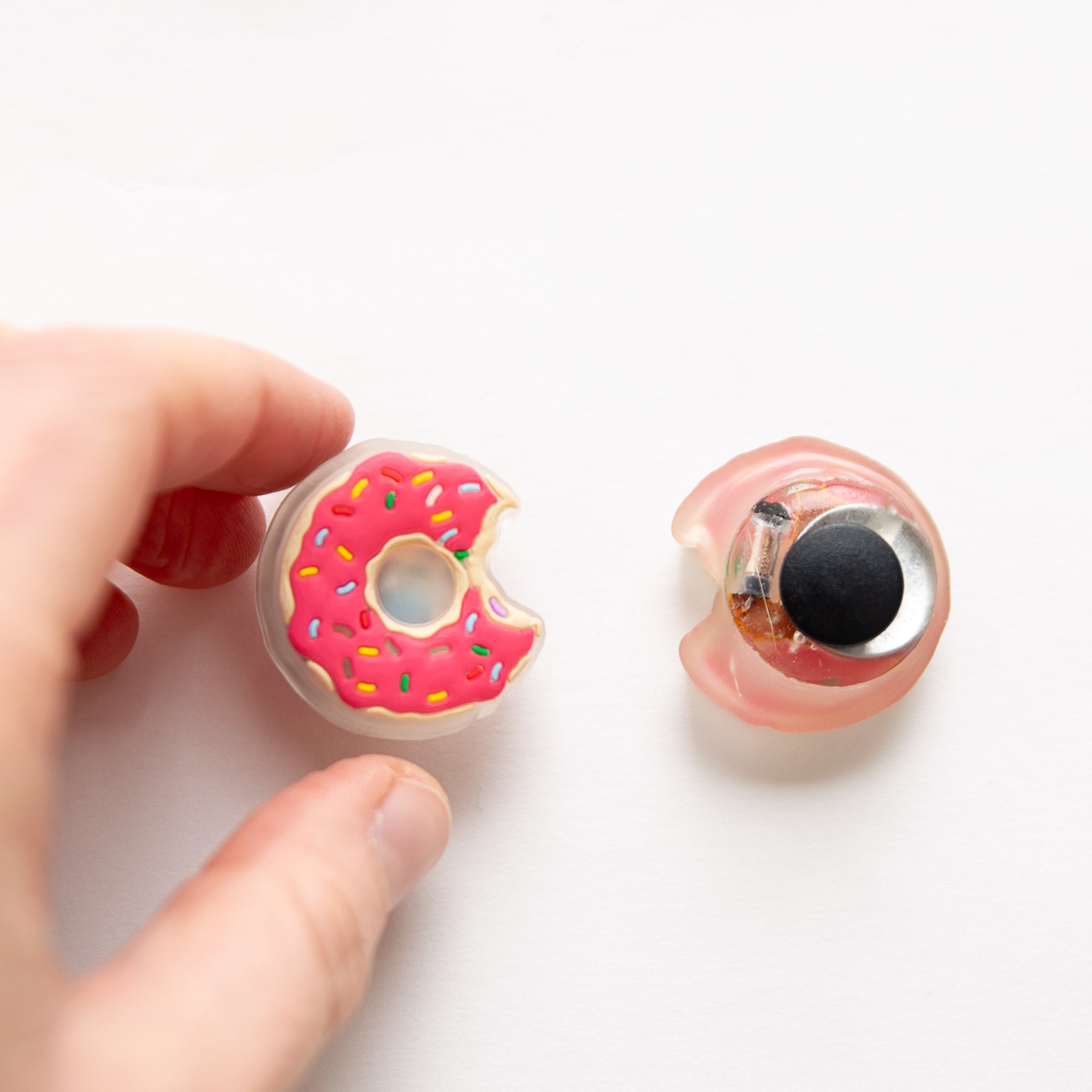 Charm LED Lumineux pour Crocs Donut Croqué