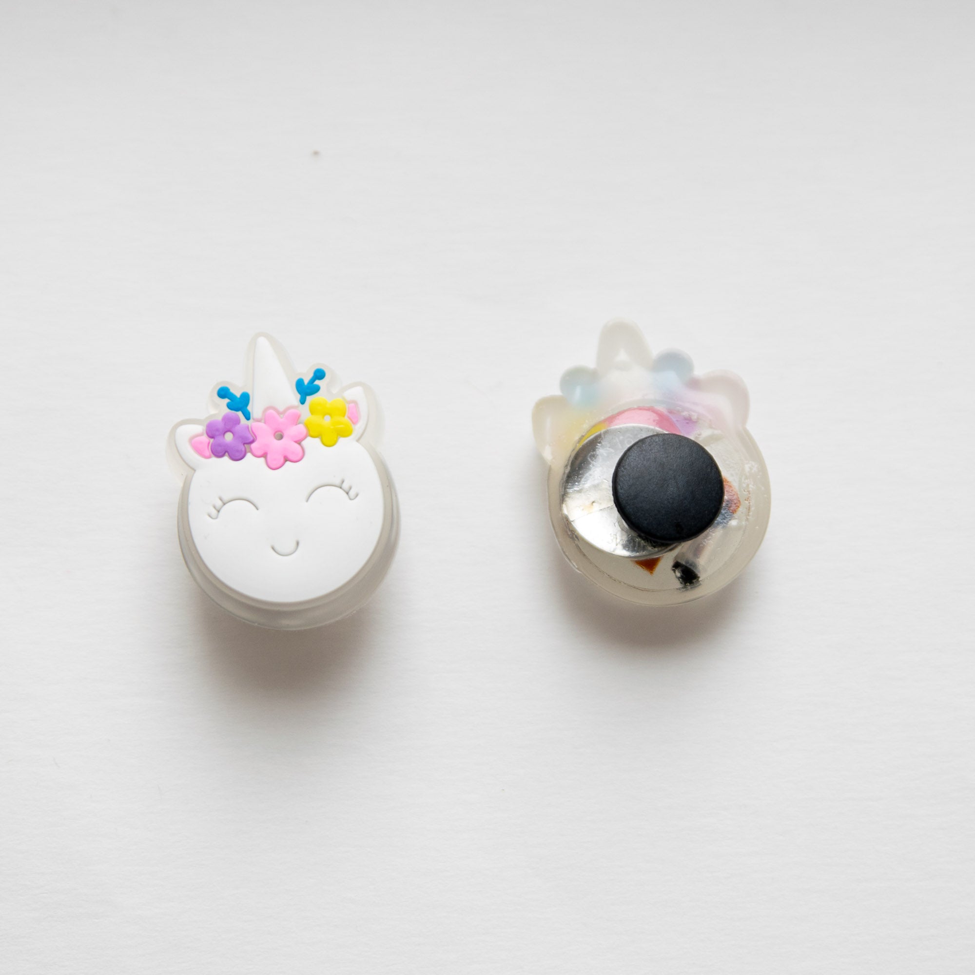 Charm LED Lumineux pour Crocs Licorne Fleurie