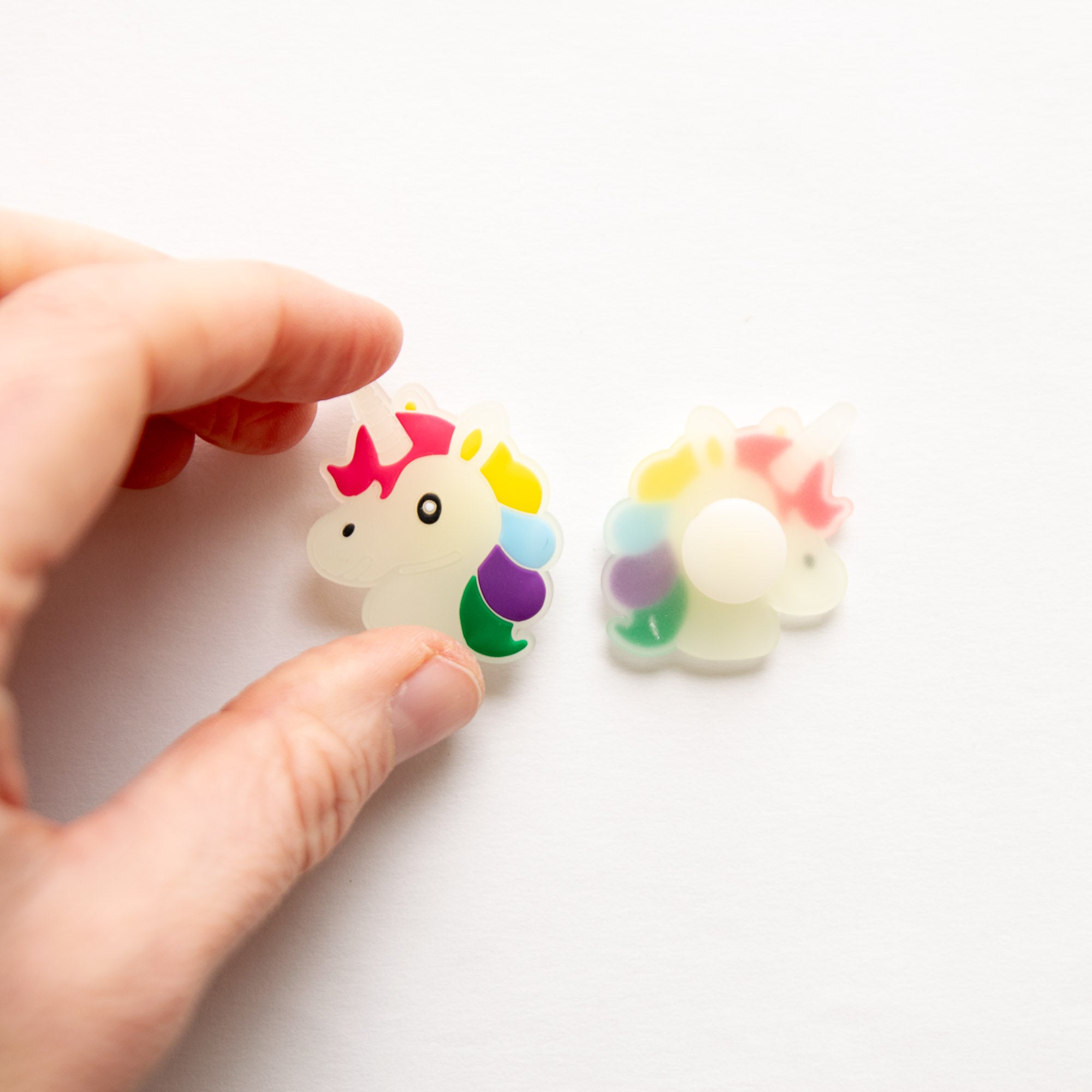Accessoire Phosphorecent pour Crocs Tête de Licorne