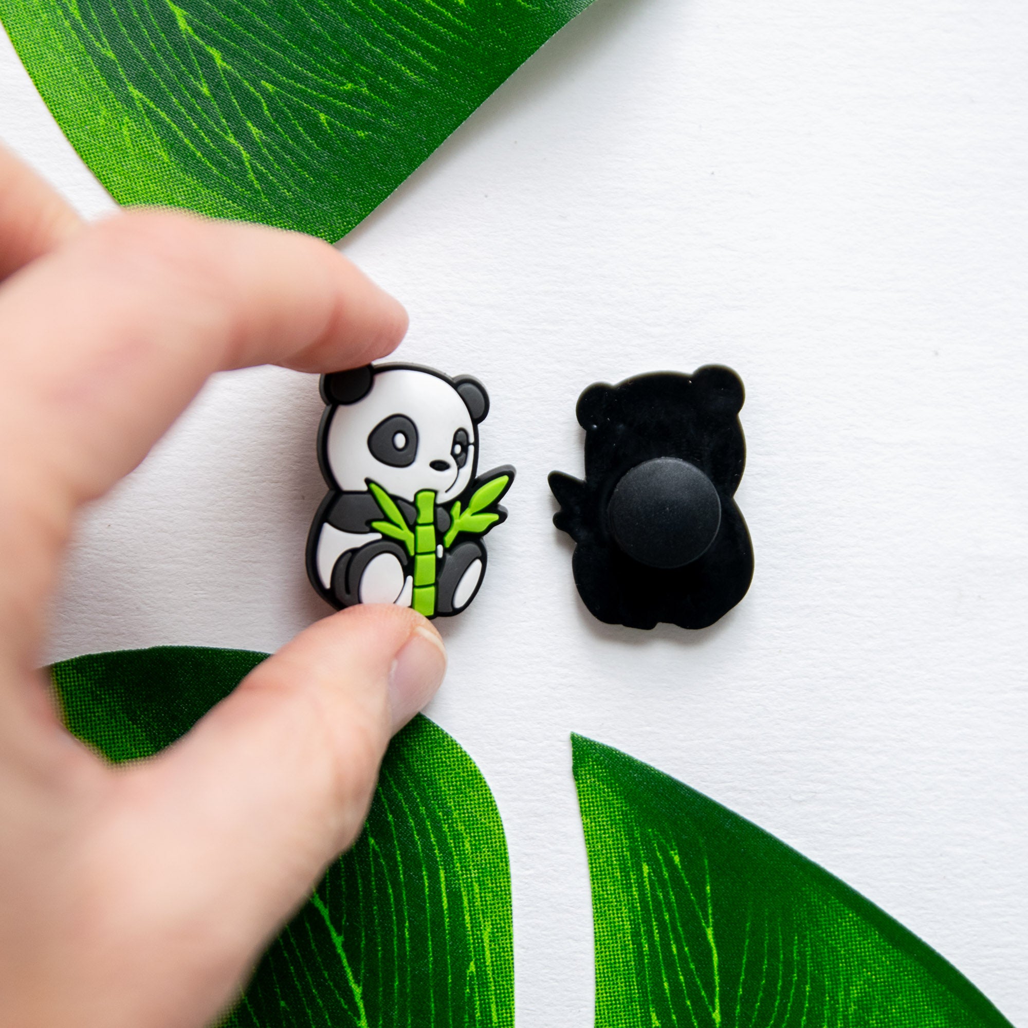 Accessoires pour Crocs Panda Bambou
