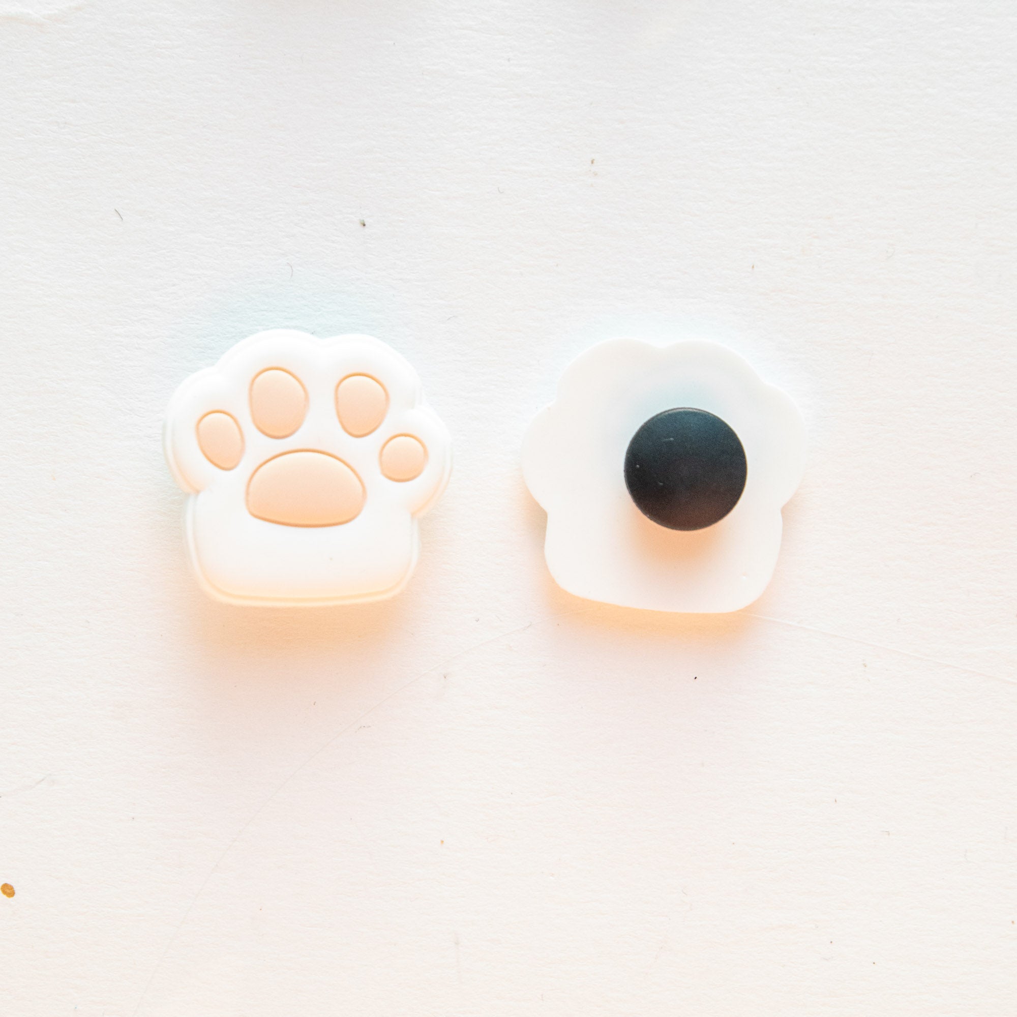 Accessoires pour Crocs Patte de Chat Blanc/Rose