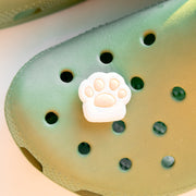 Accessoires pour Crocs Patte de Chat Blanc/Rose