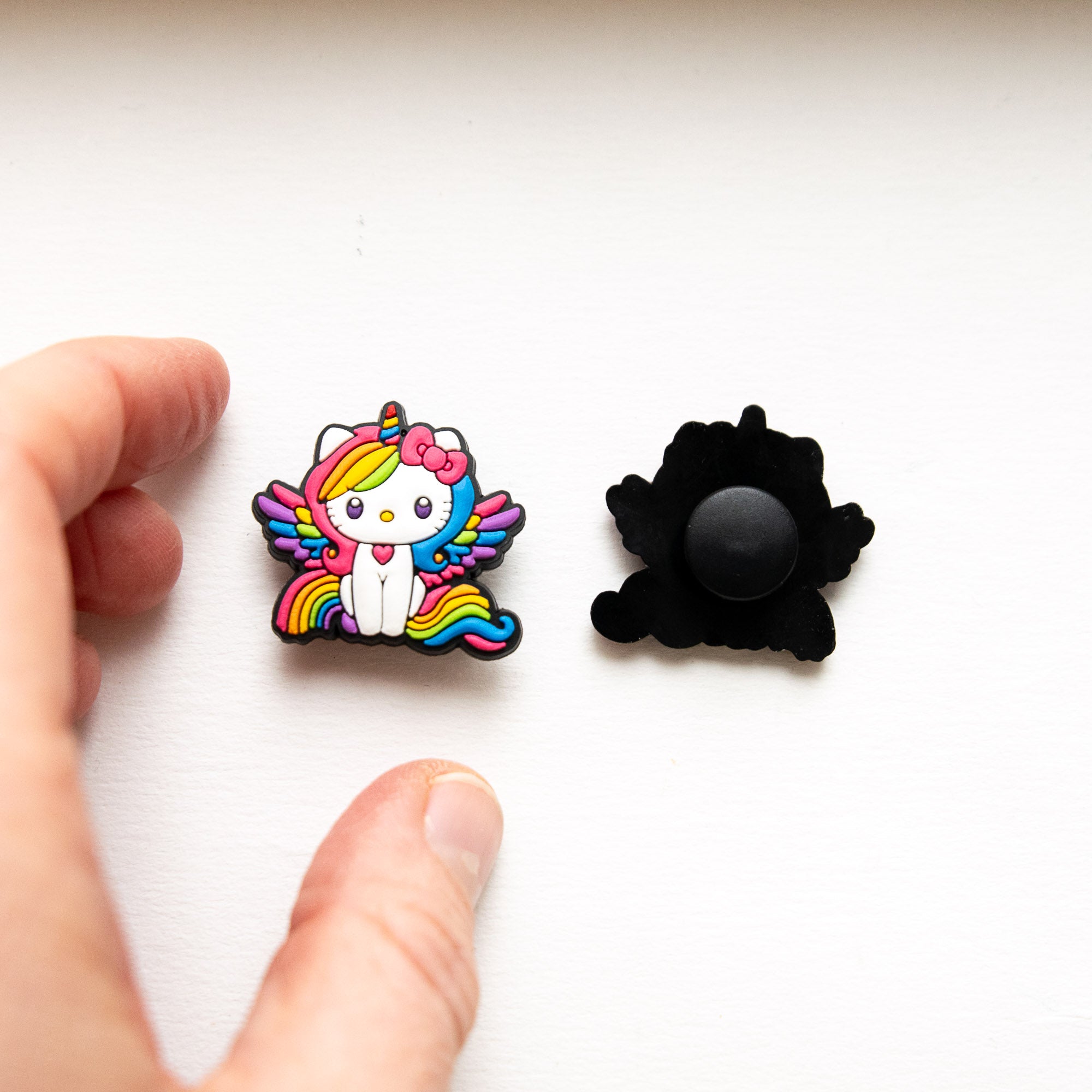 Accessoires pour Crocs Chat Licorne Multicolore