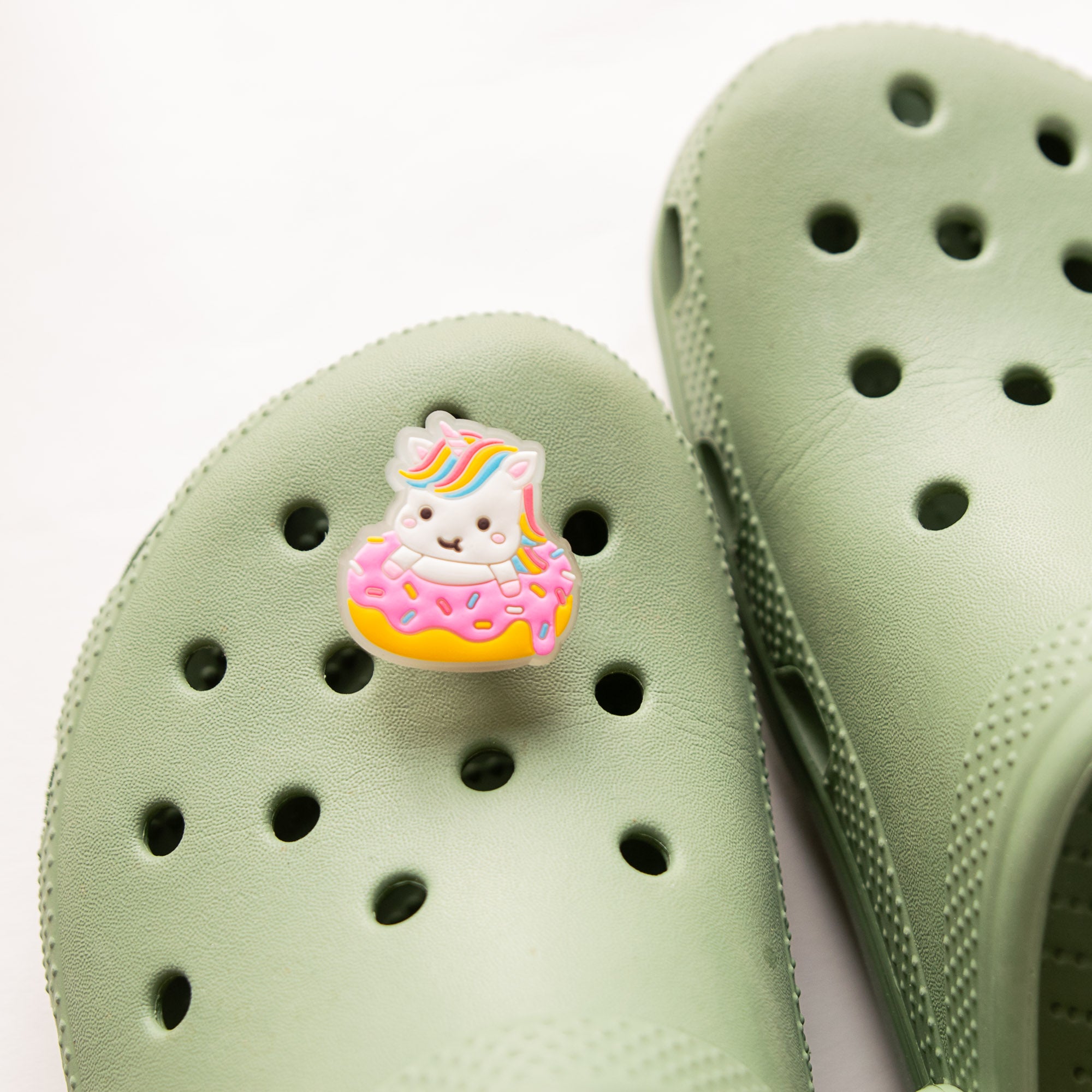 Charm LED Lumineux pour Crocs Licorne Donut