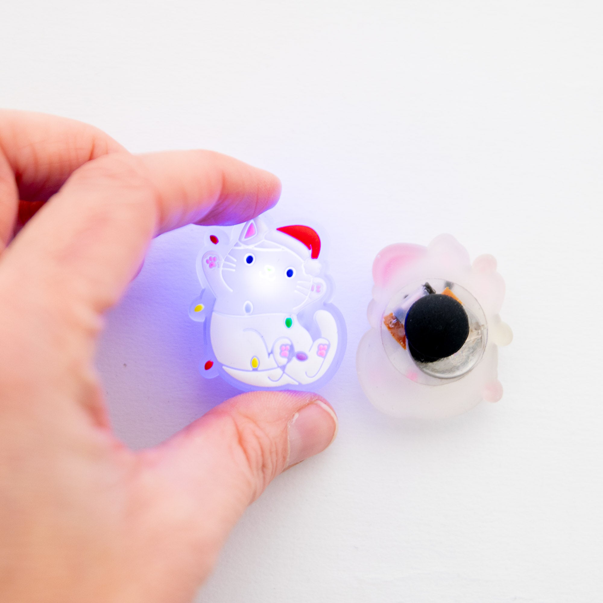 Accessoires LED pour Crocs - Chat Noël
