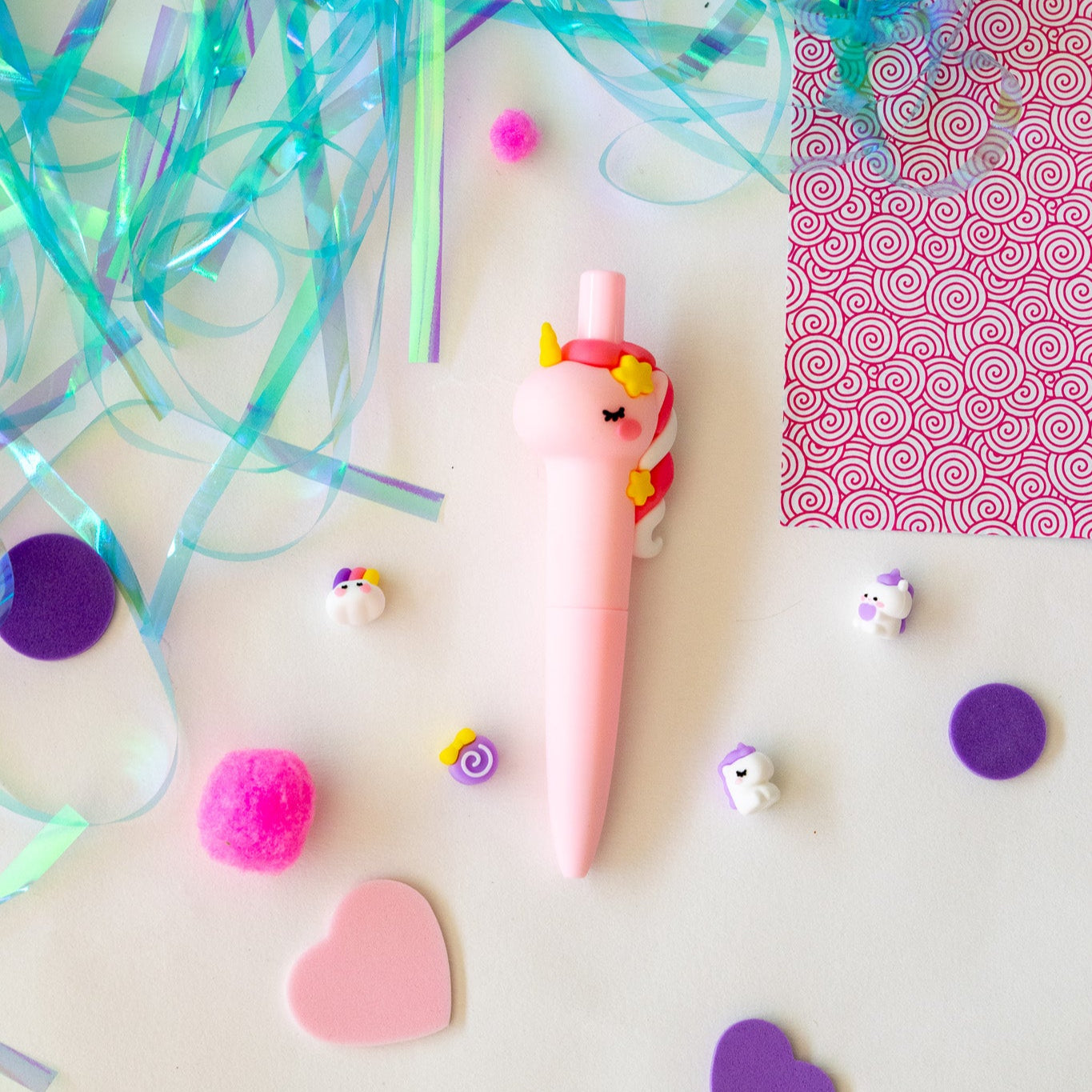 Stylo Gel Maxi Kawaii – Licorne