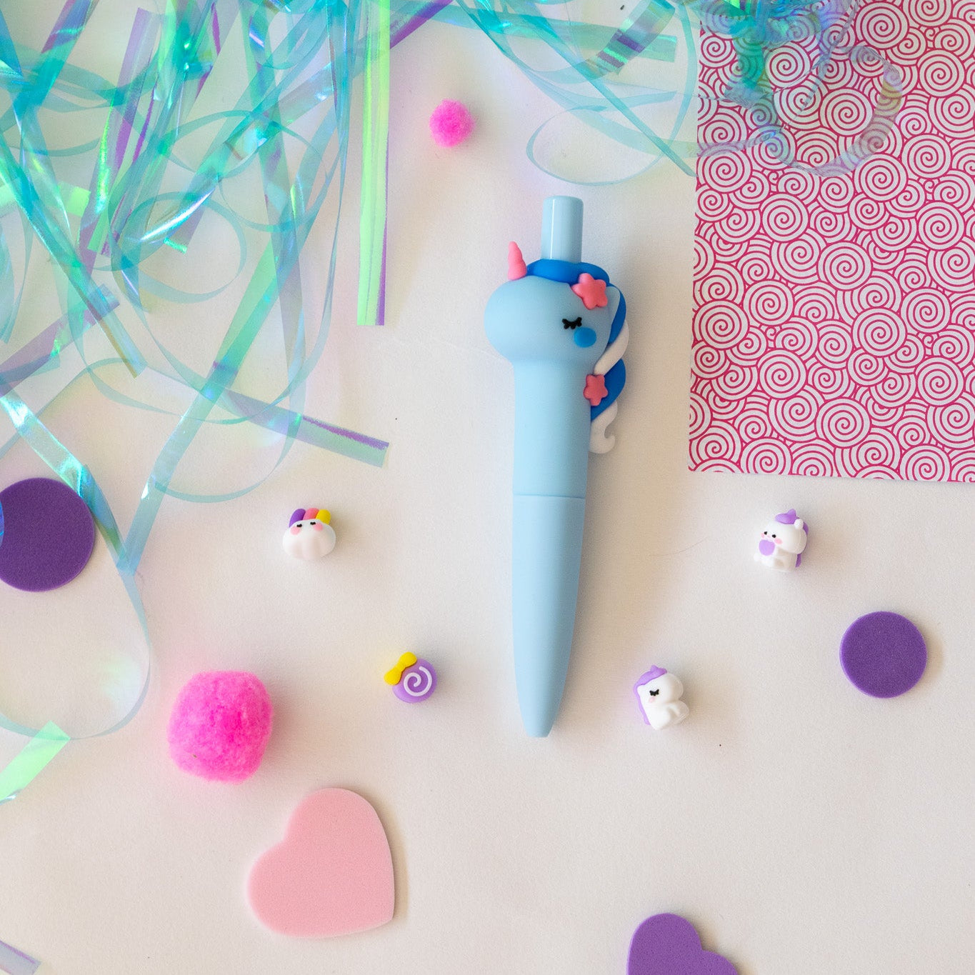 Stylo Gel Maxi Kawaii – Licorne