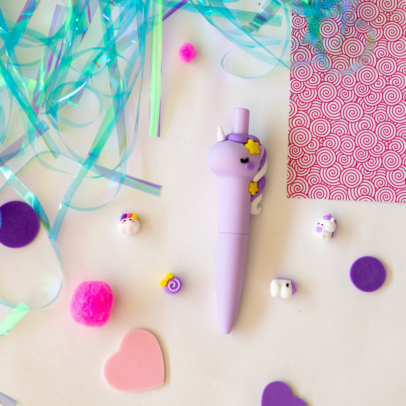 Stylo Gel Maxi Kawaii – Licorne