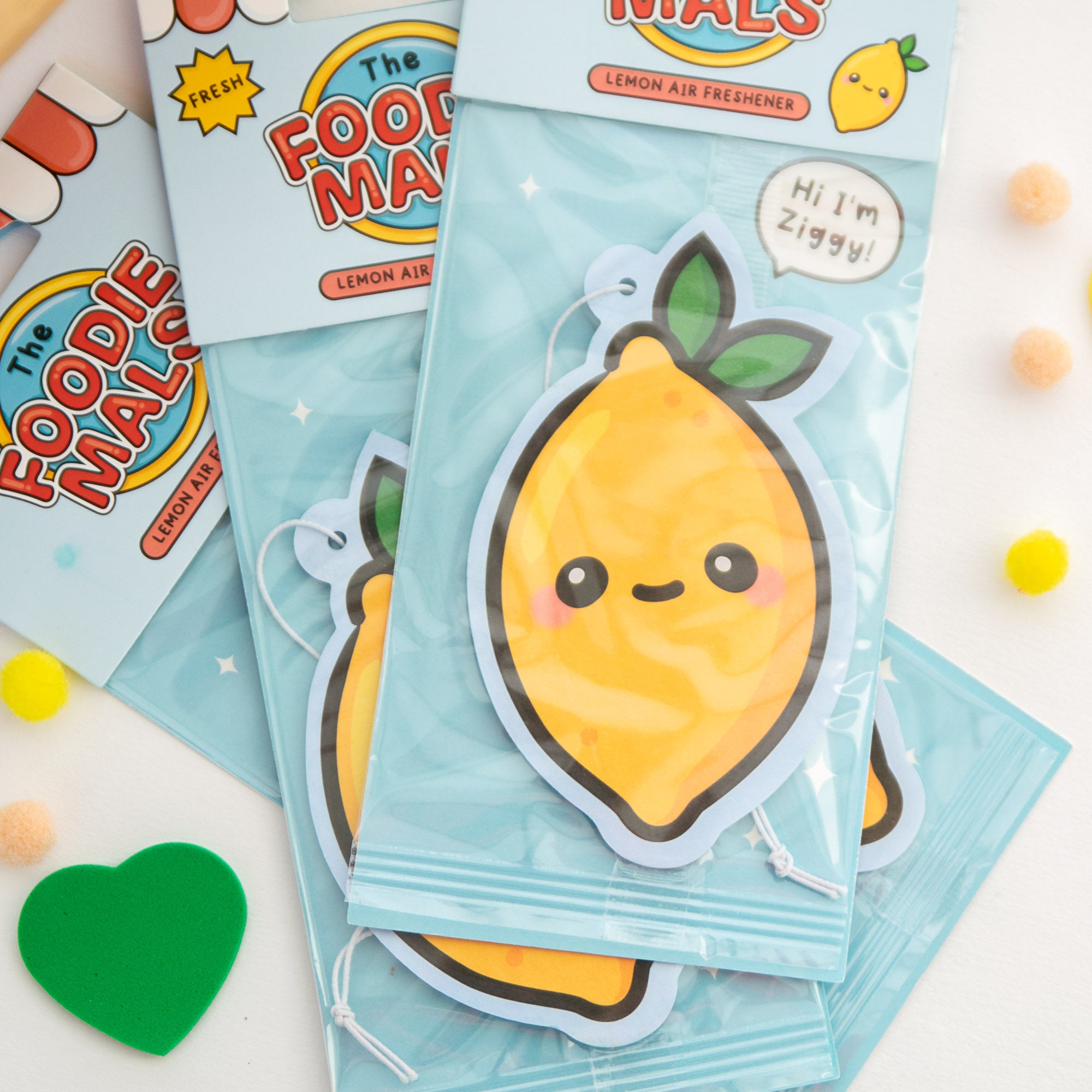 Désodorisant Voiture Citron Kawaii