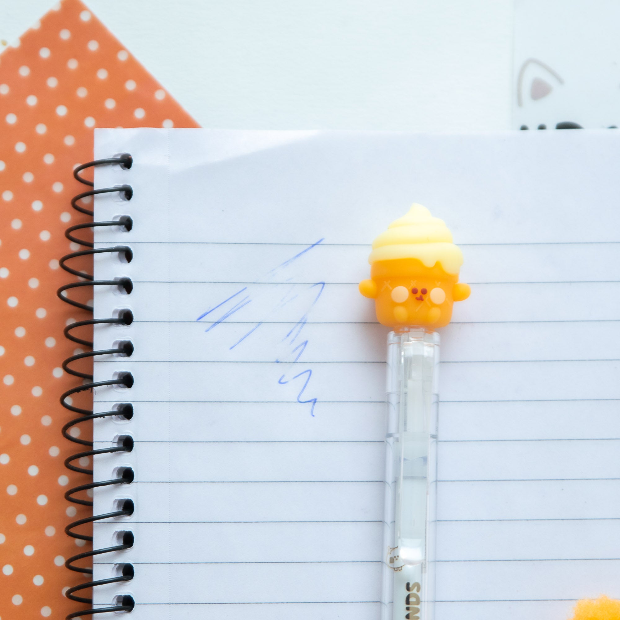 Stylo Gel Effaçable Kawaii - Cornet de Glace