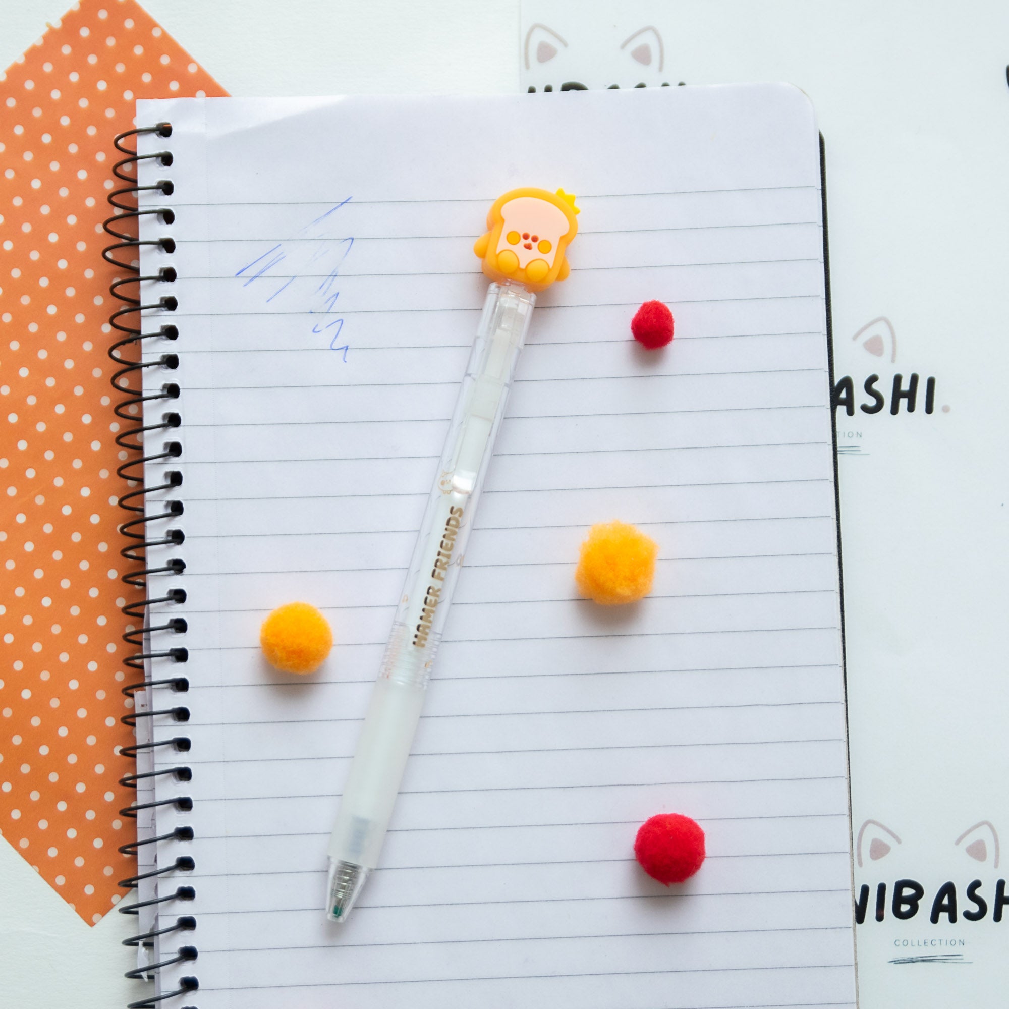 Stylo Gel Effaçable Kawaii - Toast