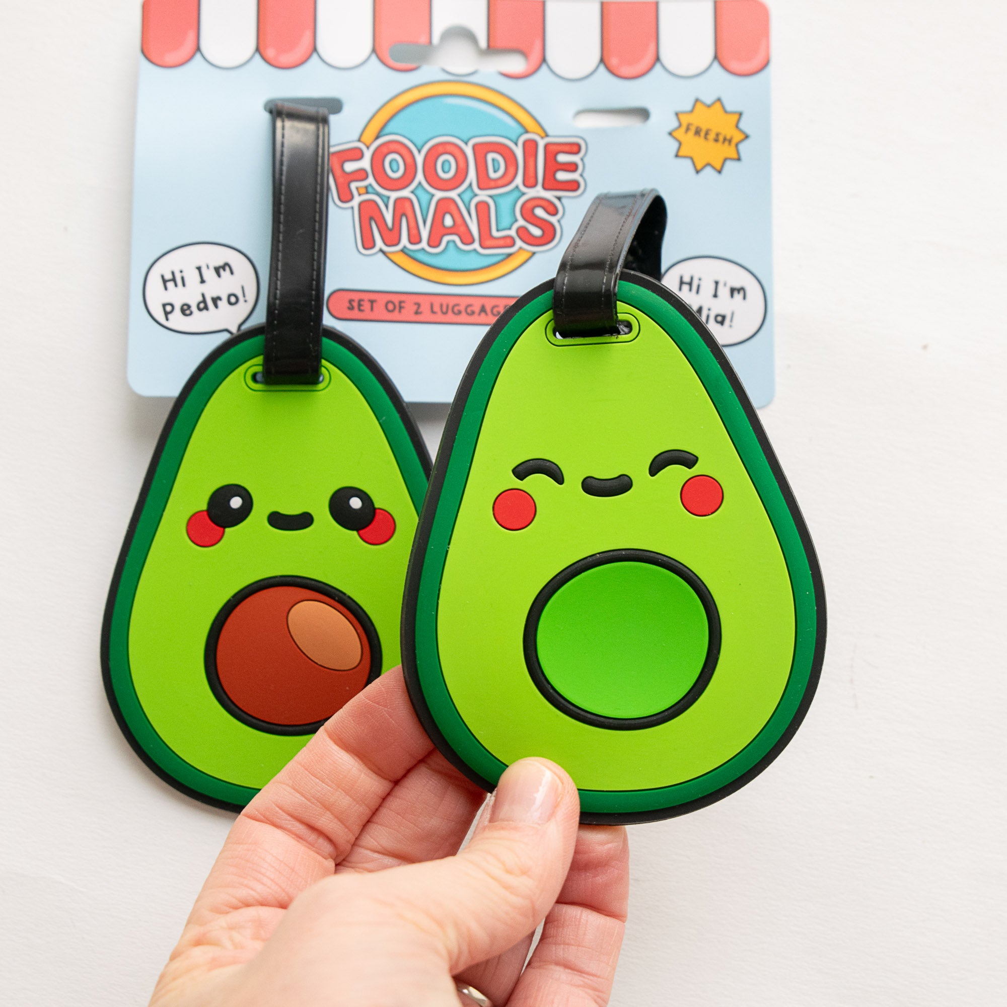 Duo d'Etiquettes à Bagage Avocat