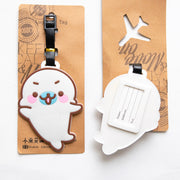 Etiquette à Bagage Phoque Blanc