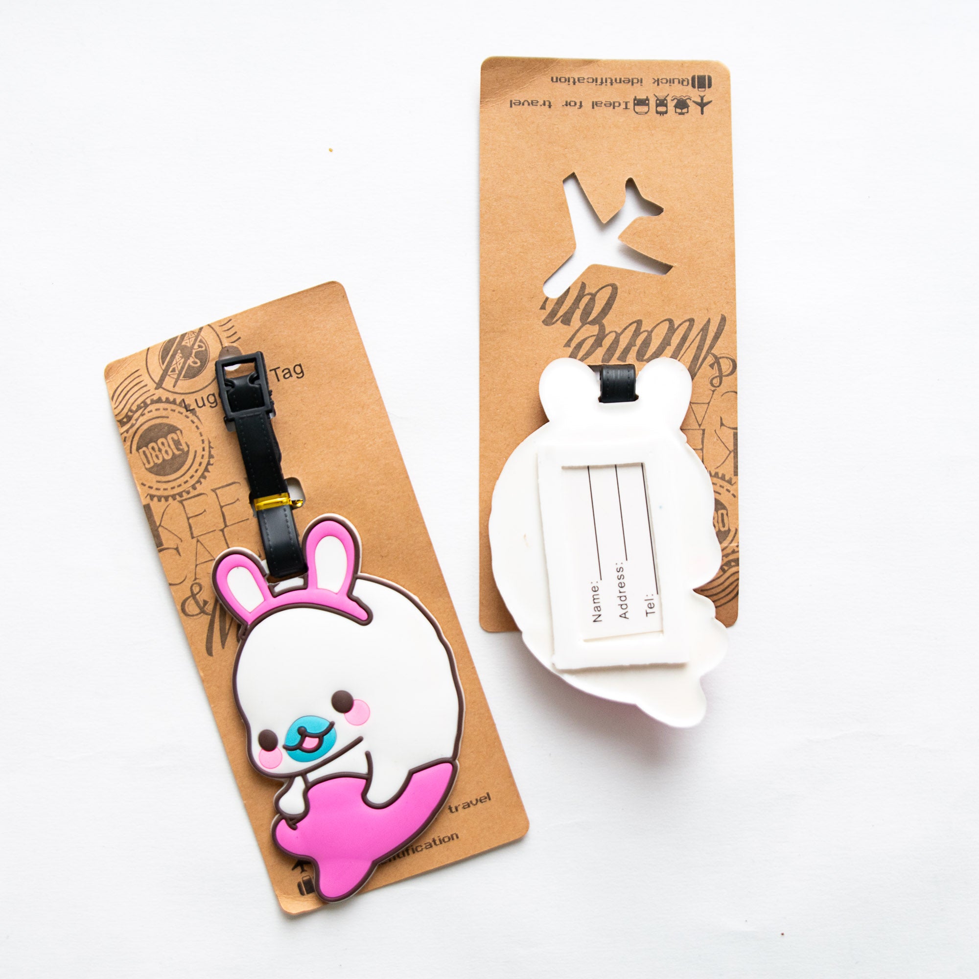 Etiquette à Bagage Phoque Lapin