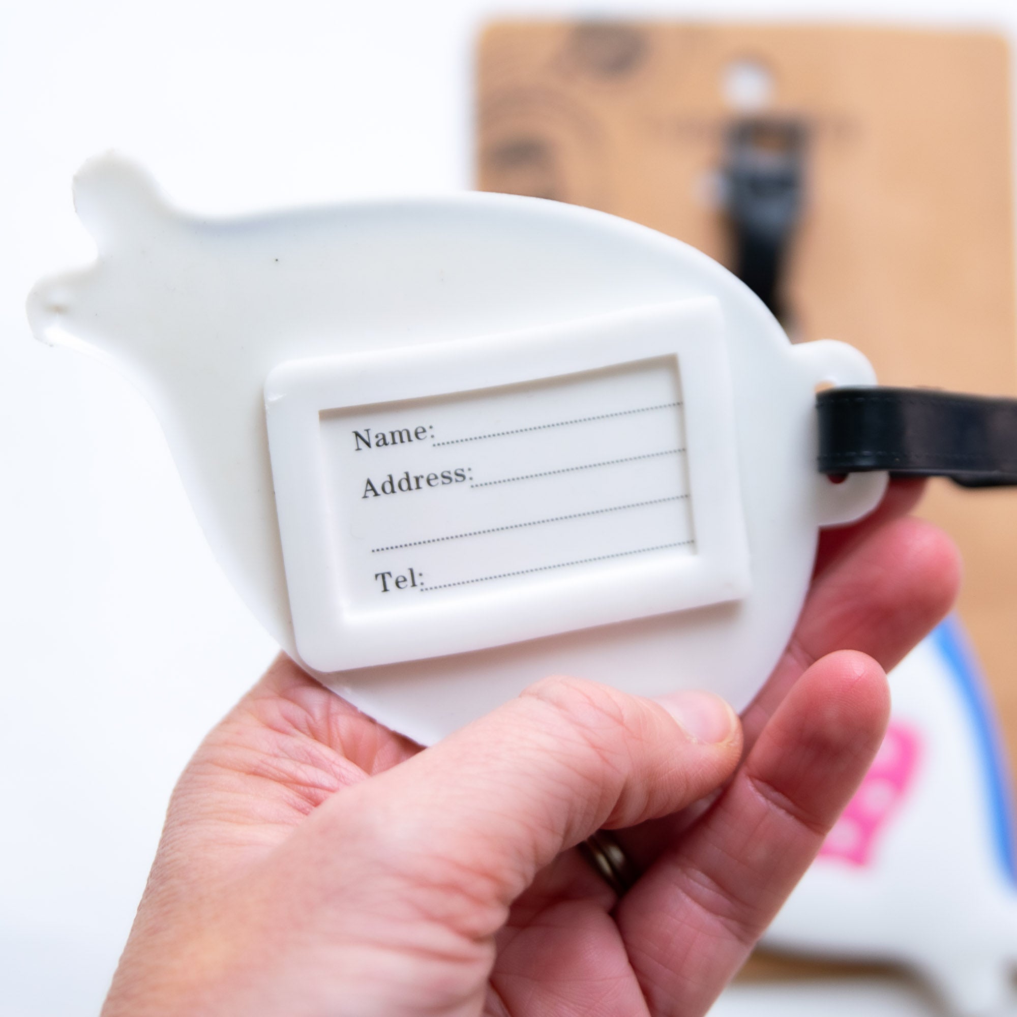 Etiquette à Bagage Baleine & Petite Raie