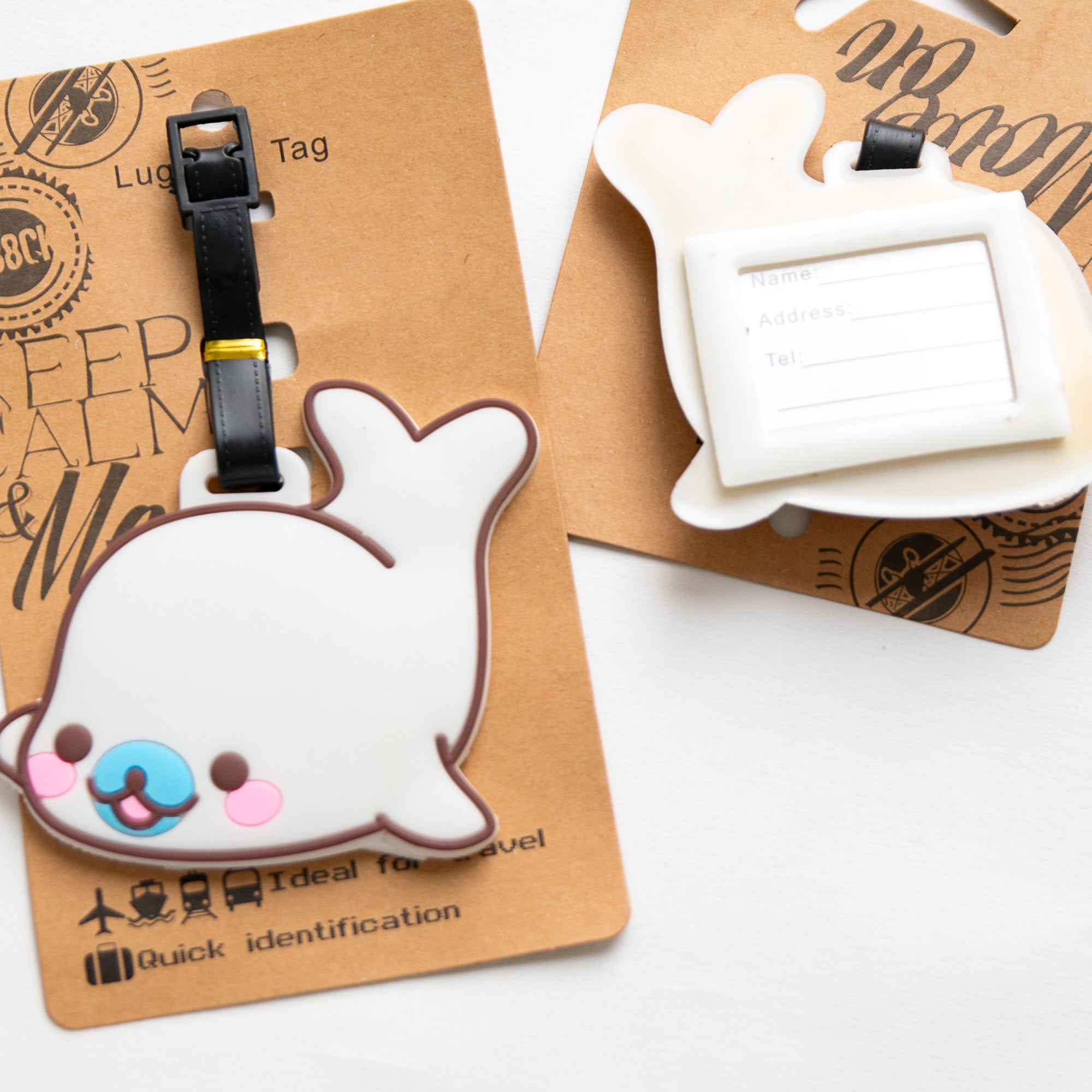 Etiquette à Bagage Phoque Plongeur