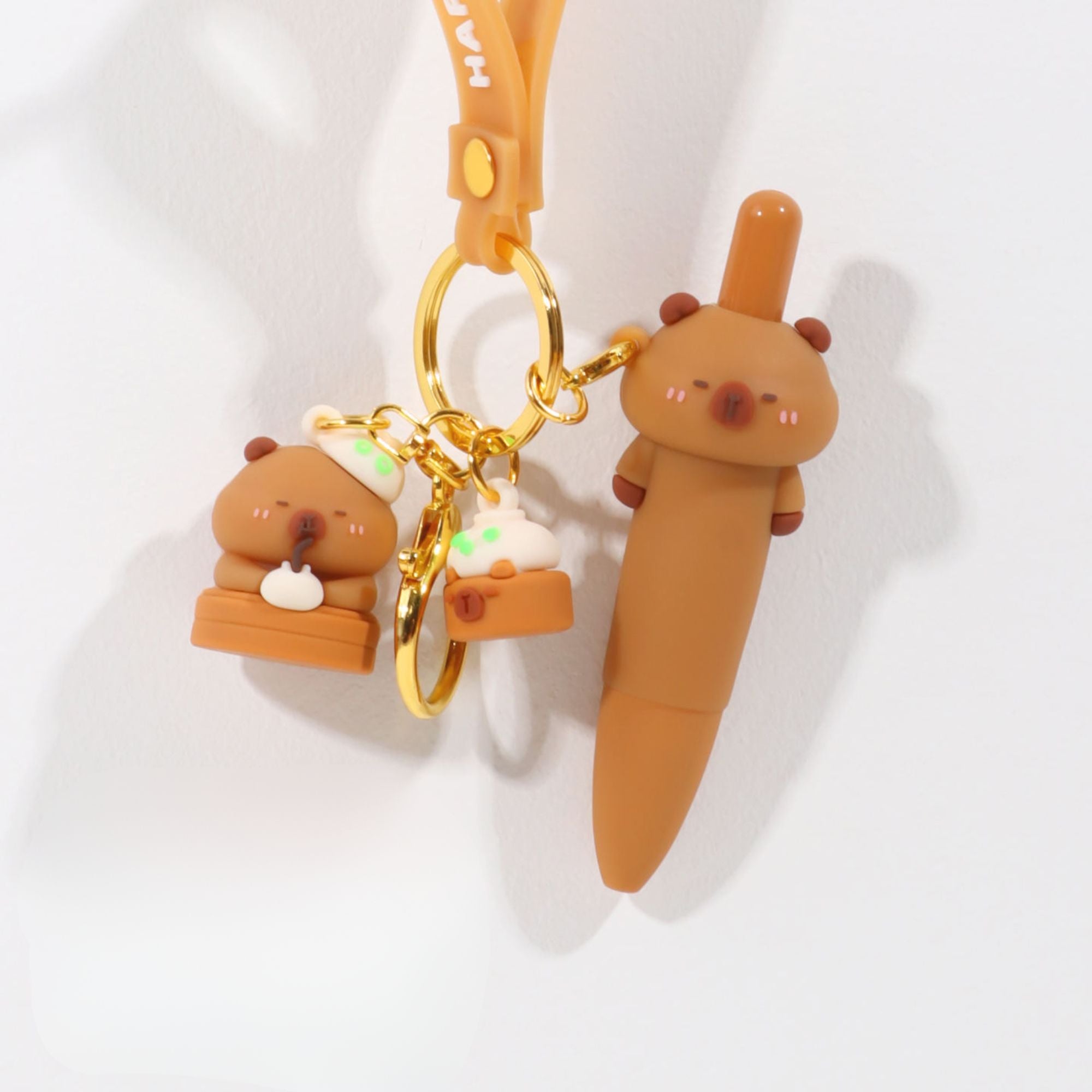 Stylo Porte-clés Kawaii Capybara Raviole
