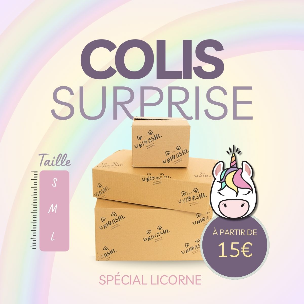 Colis Surprise 100% Licorne