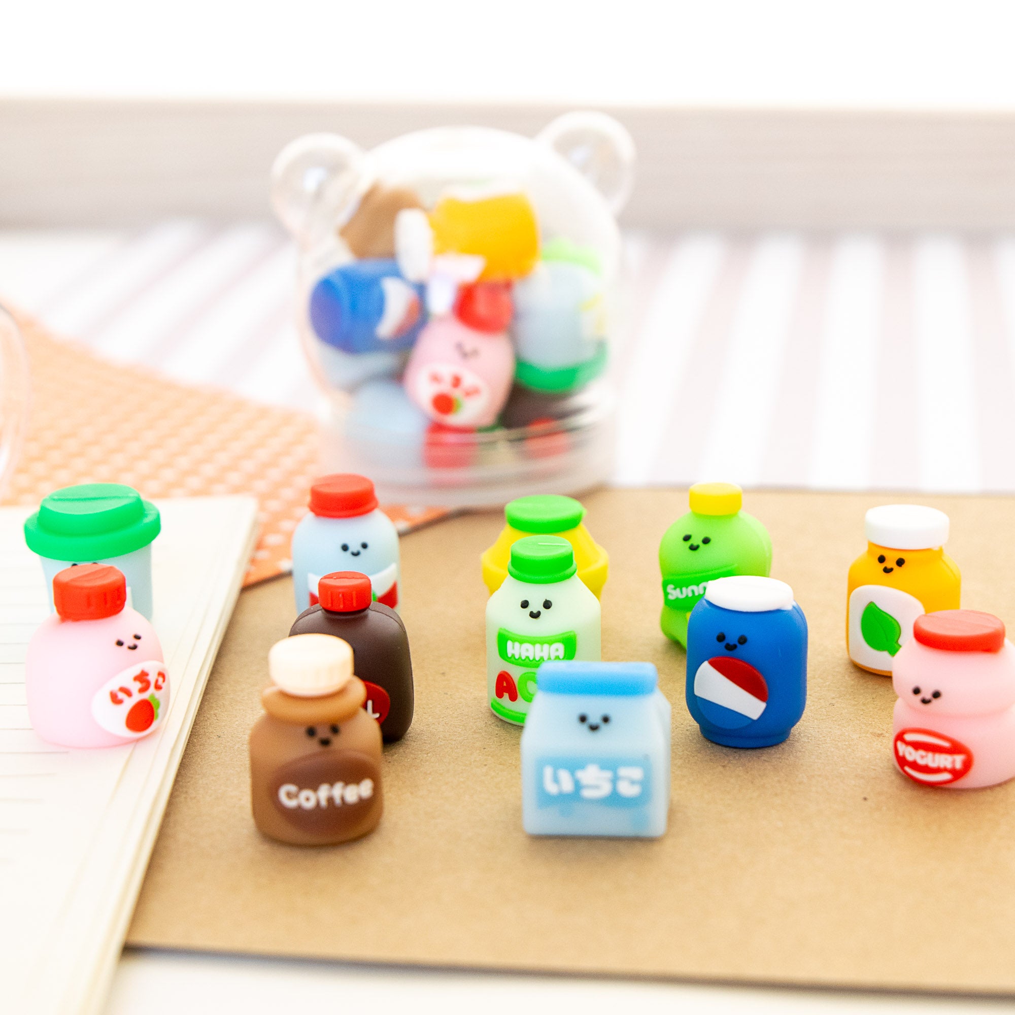 Mini Gommes Kawaii Soda (x12)