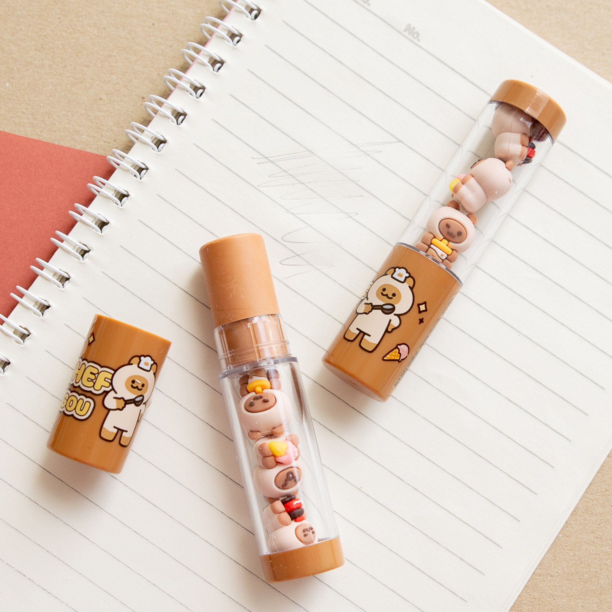 Gomme Kawaii Mini Figurine Doggy Cat