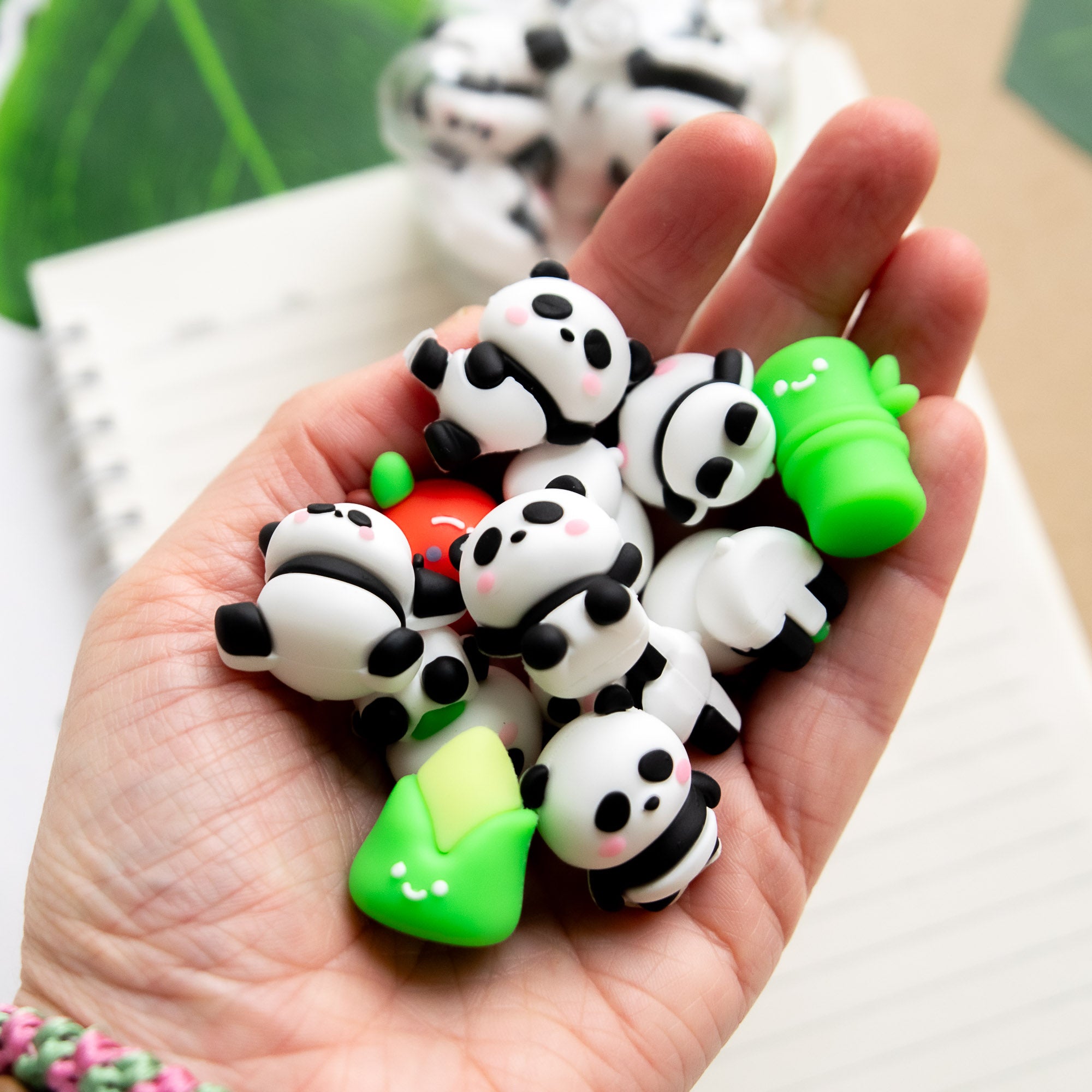 Mini Gommes Kawaii Panda (x12)