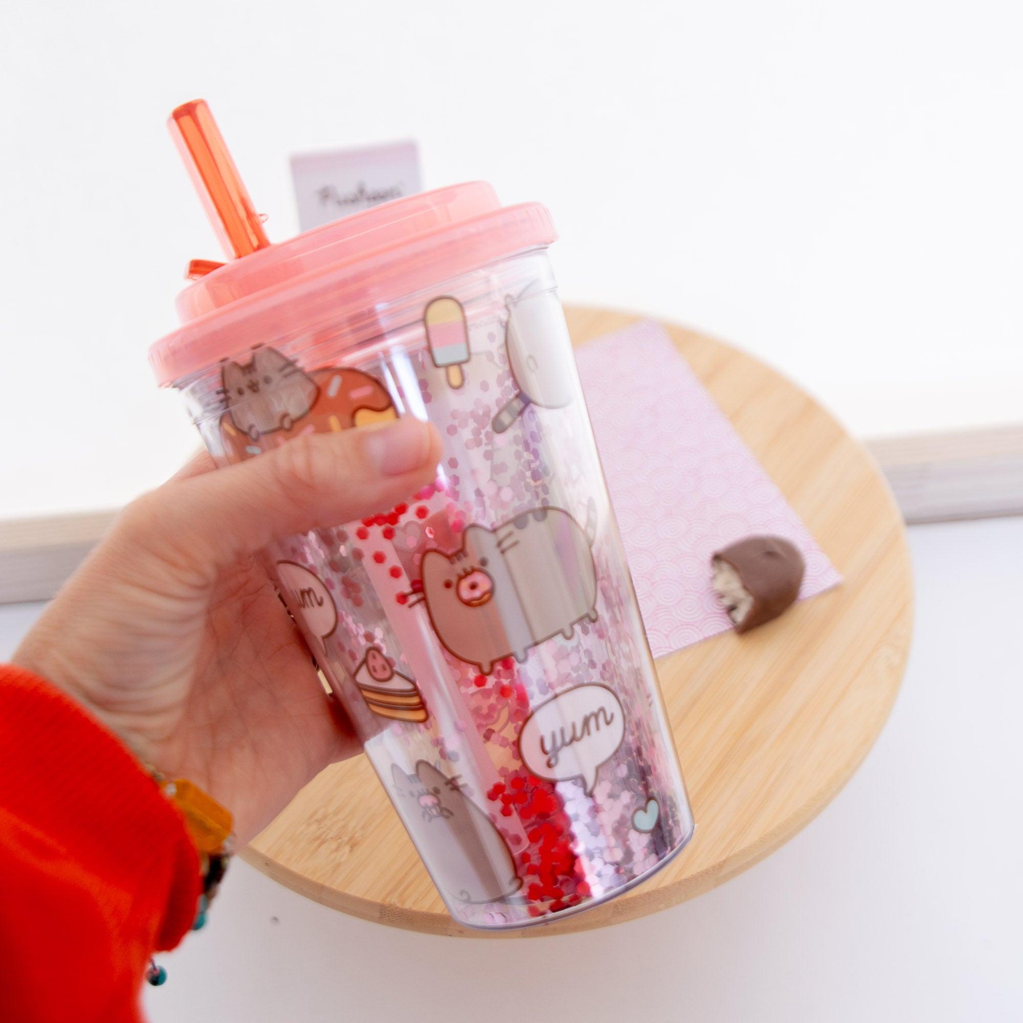 Gobelet Incassable avec Paille Pusheen - 500 ml