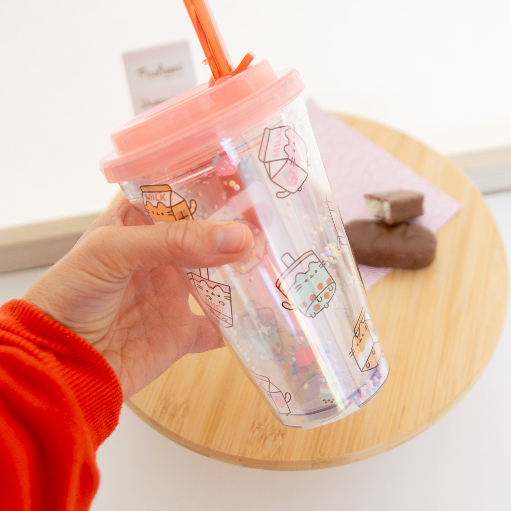 Gobelet Incassable avec Paille Pusheen - Boisson - 500 ml