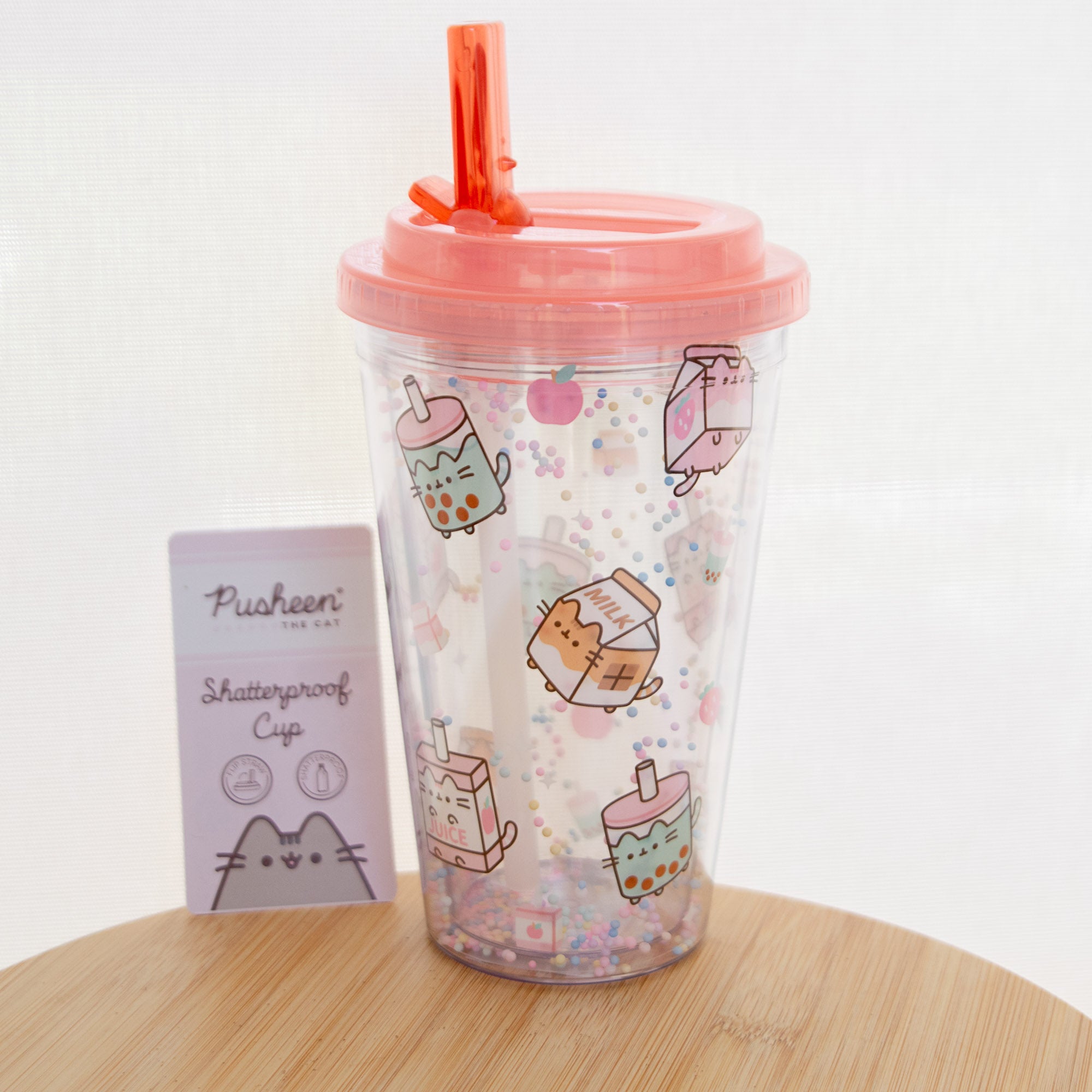 Gobelet Incassable avec Paille Pusheen - Boisson - 500 ml