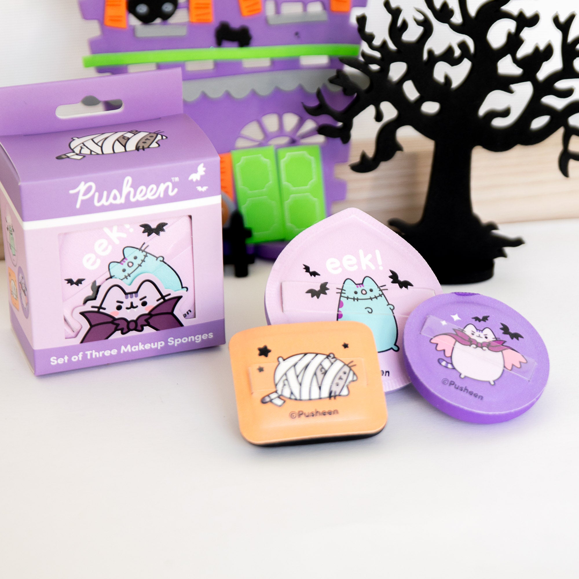 Eponges à Maquillage Pusheen Halloween