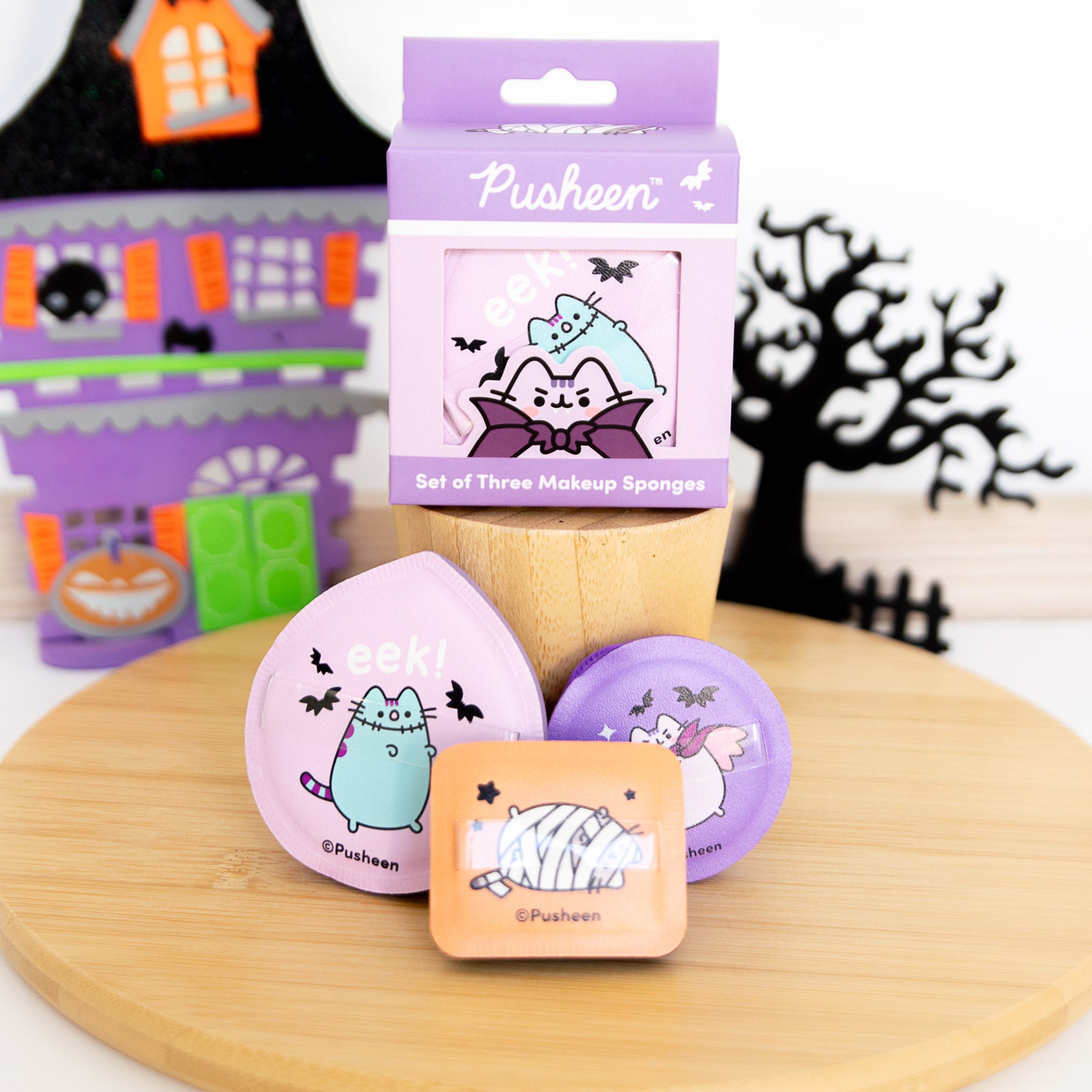 Eponges à Maquillage Pusheen Halloween