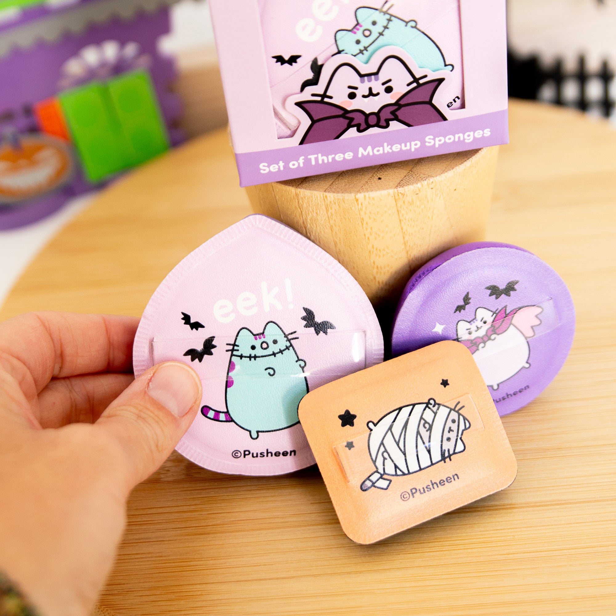 Eponges à Maquillage Pusheen Halloween