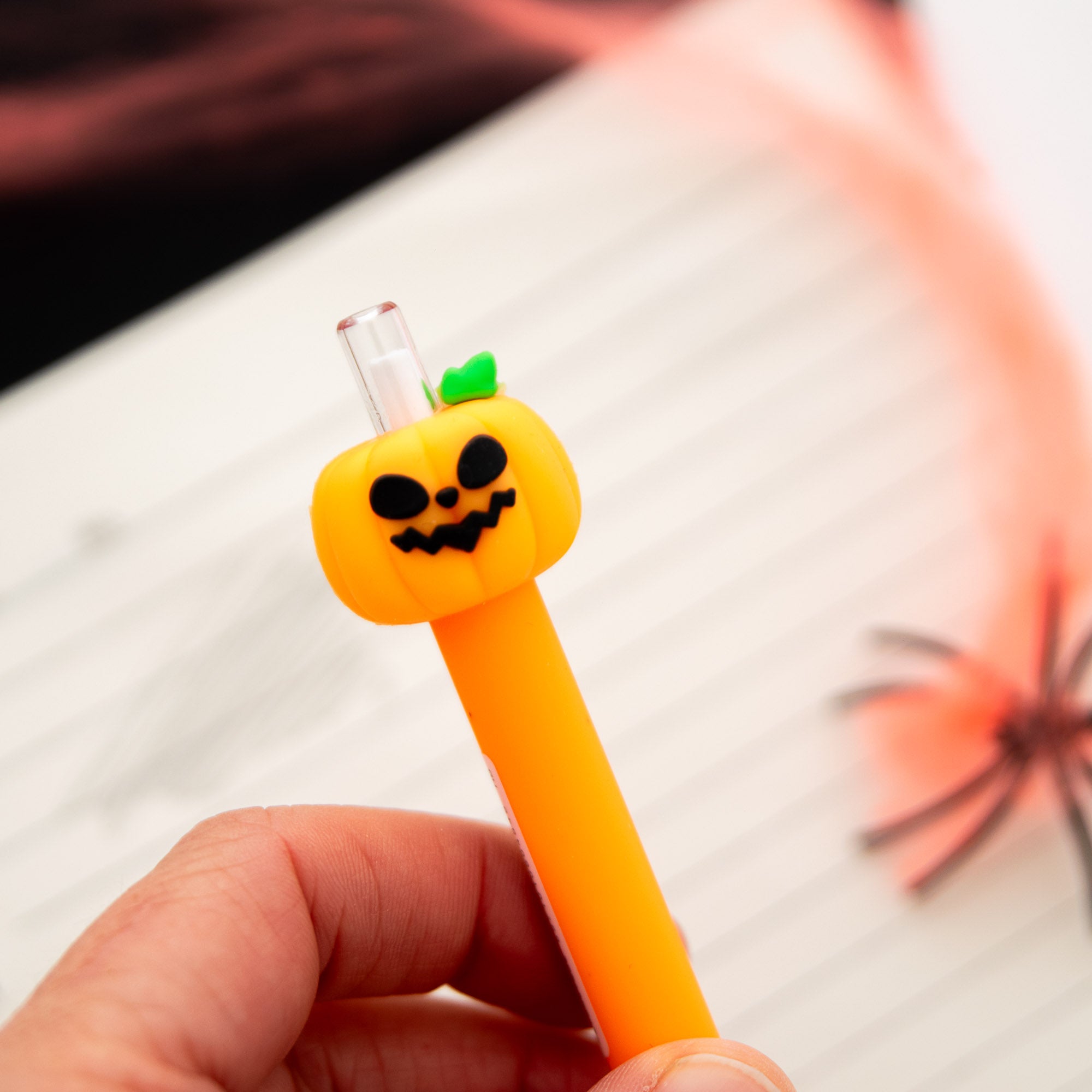 Crayon Citrouille Kawaii - Mine Eternelle