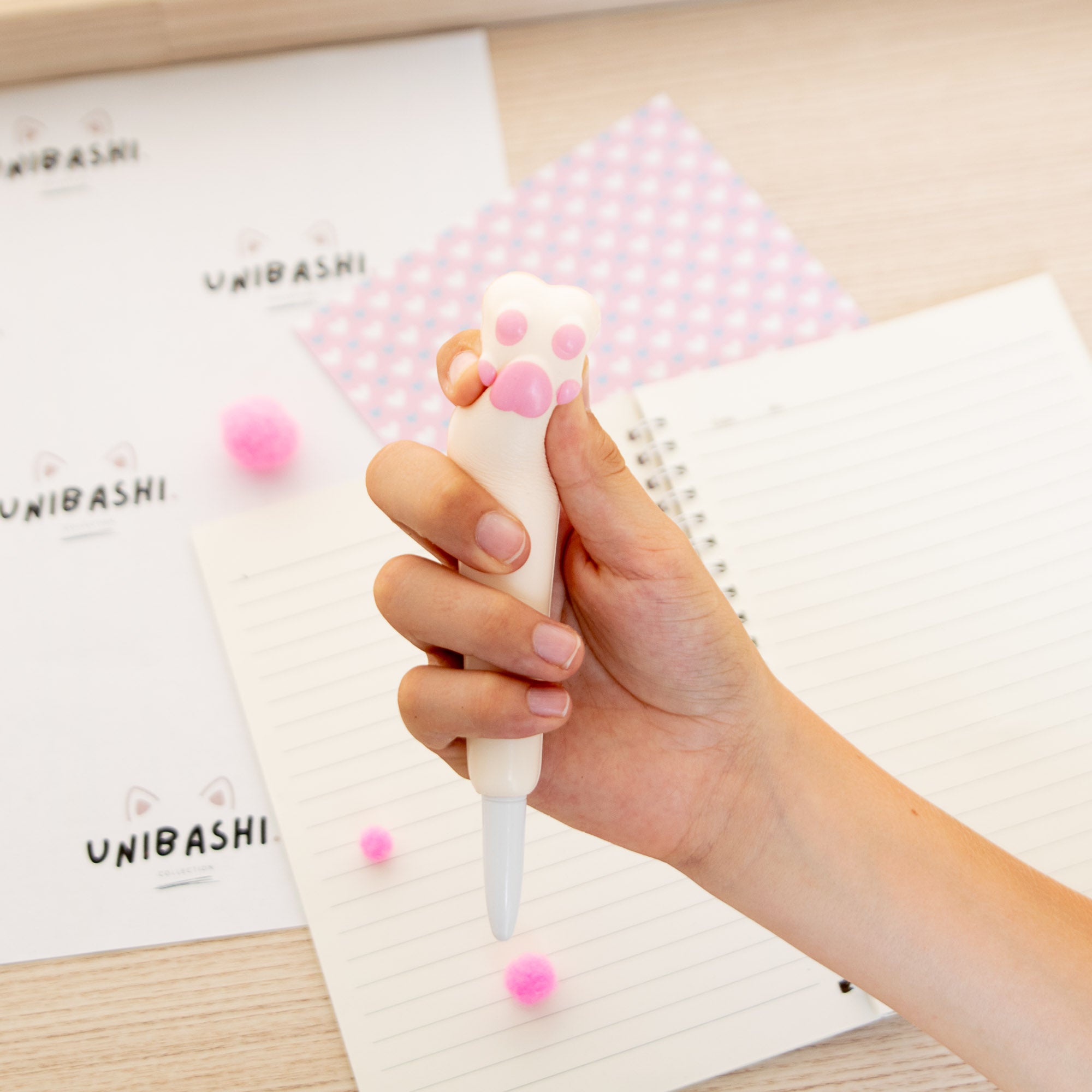 Stylo Squishy Anti-stress Patte de chat