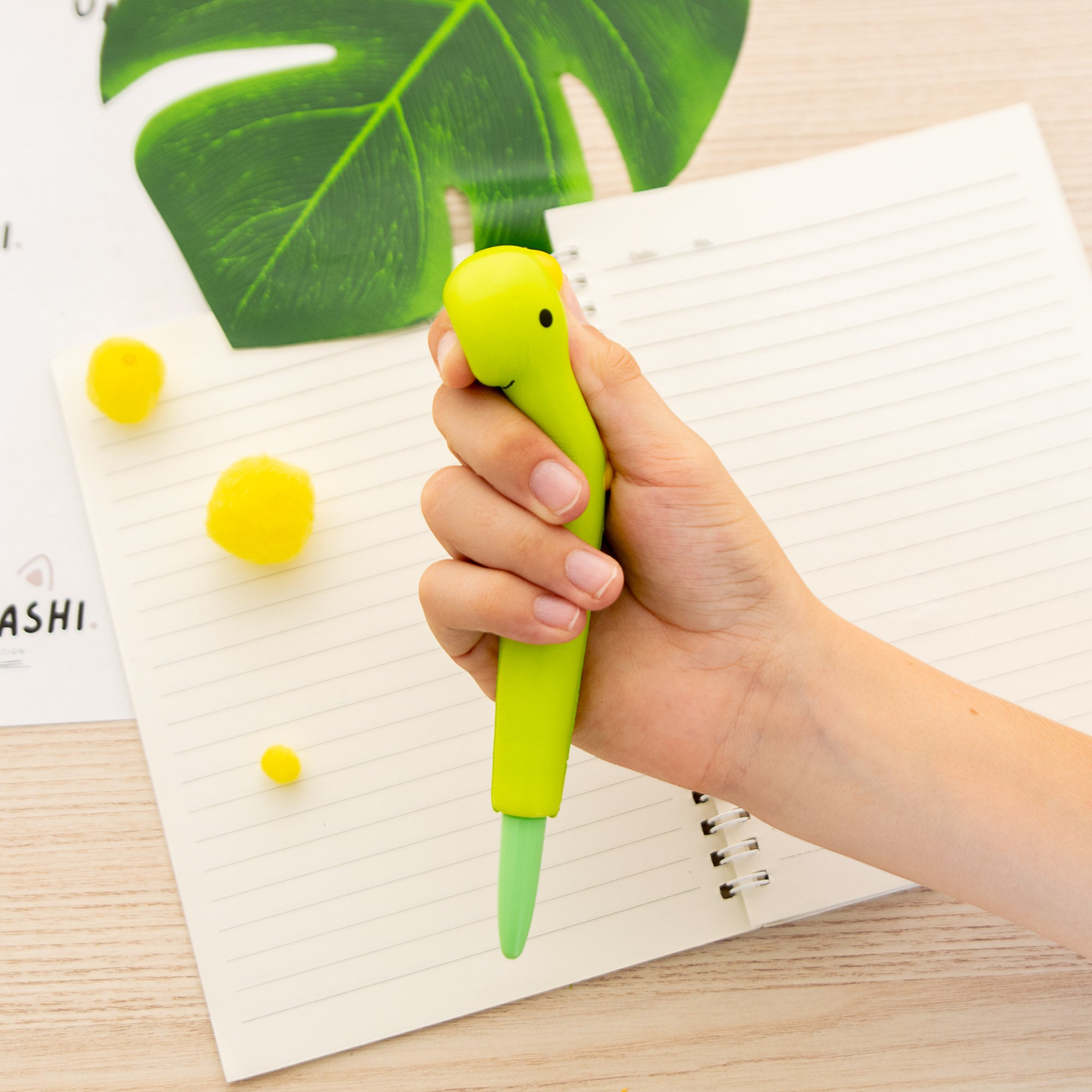 Stylo Squishy Anti-stress Dinosaure