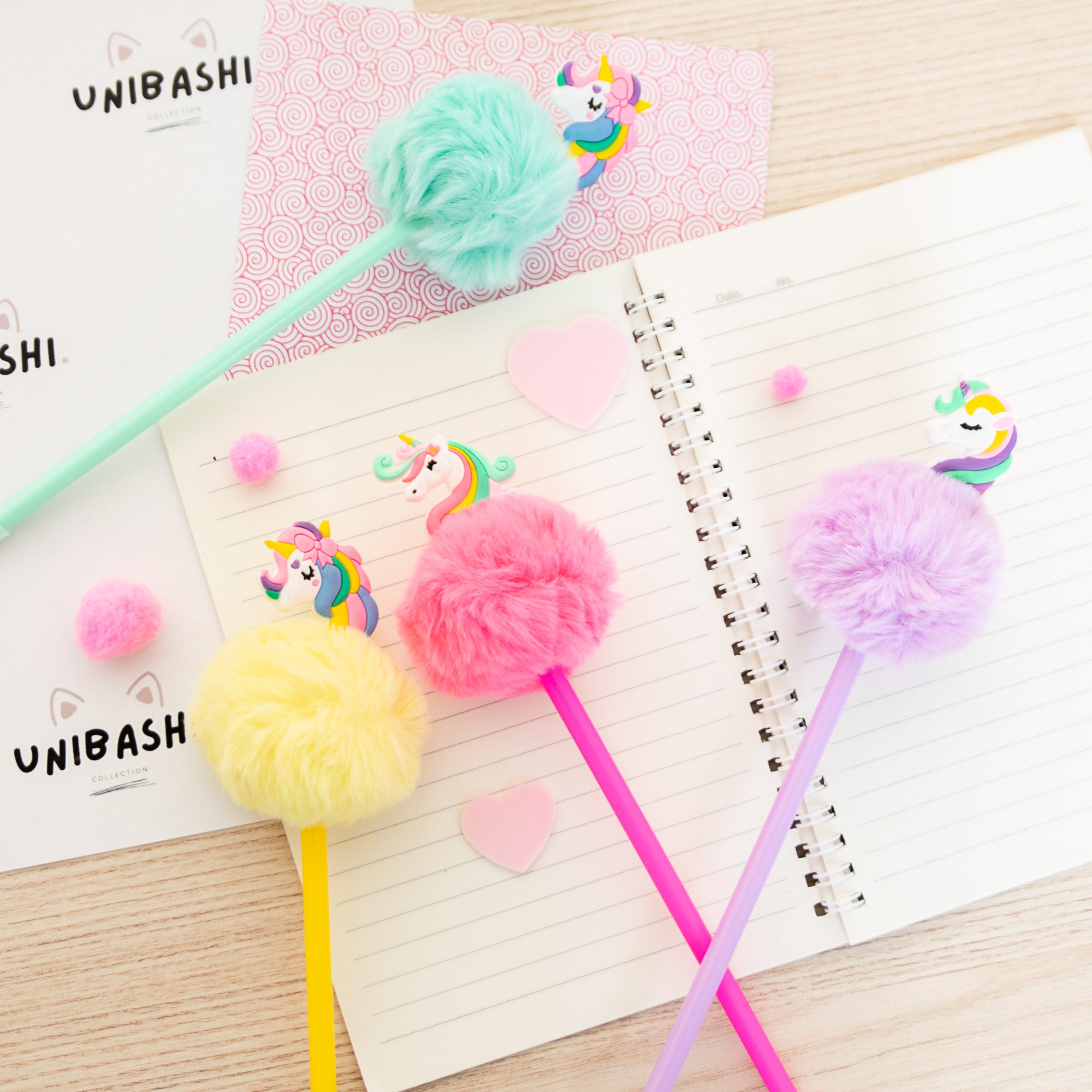 Stylo Pompon Licorne