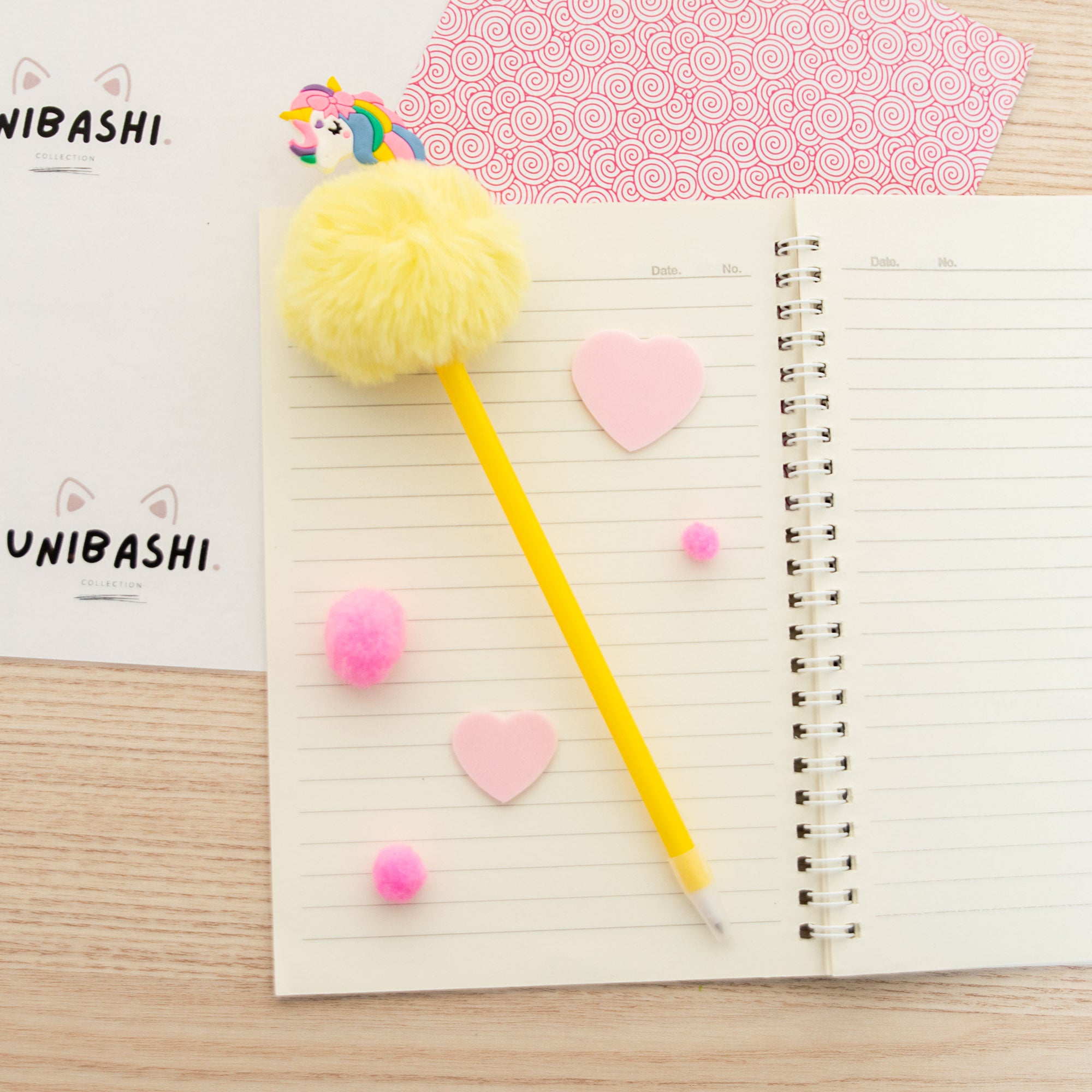 Stylo Pompon Licorne