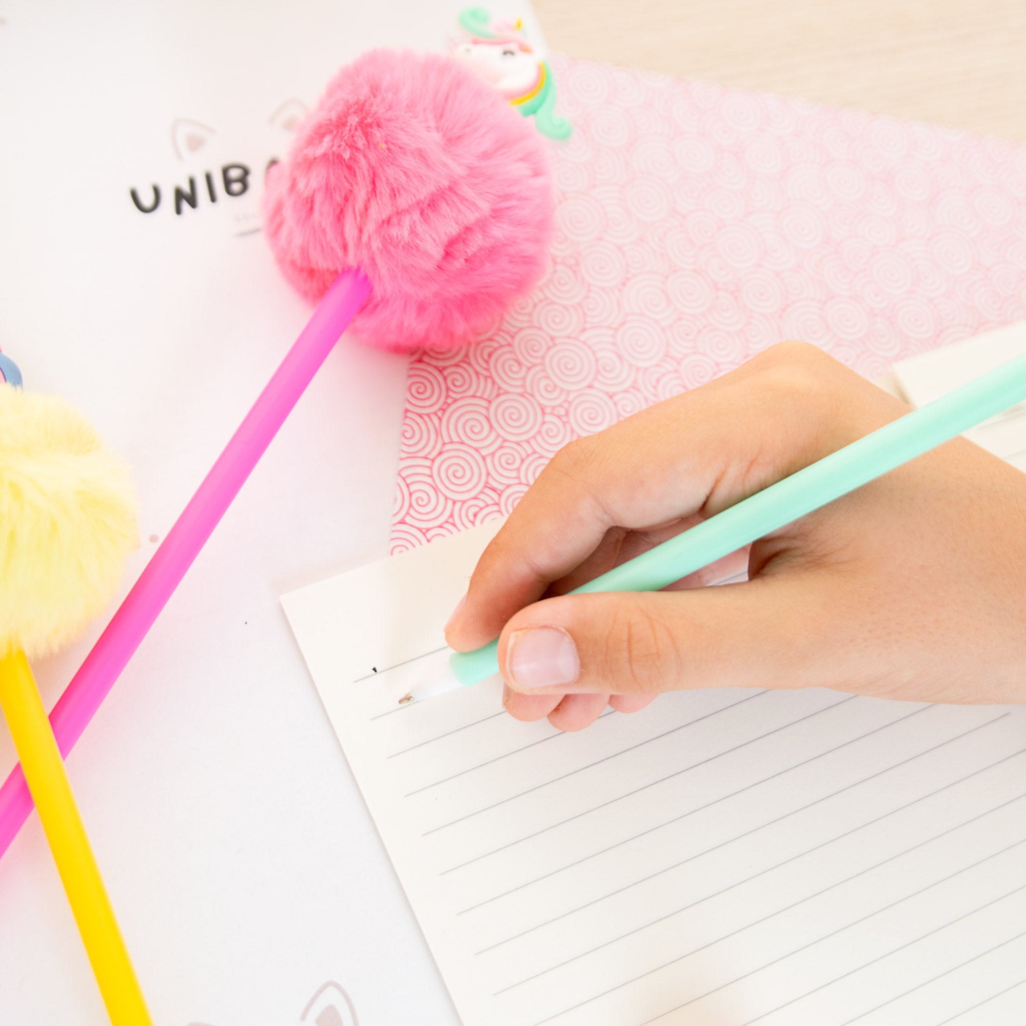 Stylo Pompon Licorne