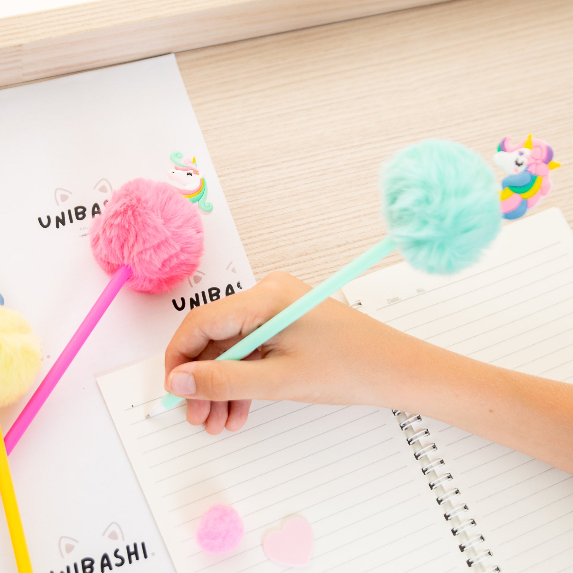 Stylo Pompon Licorne