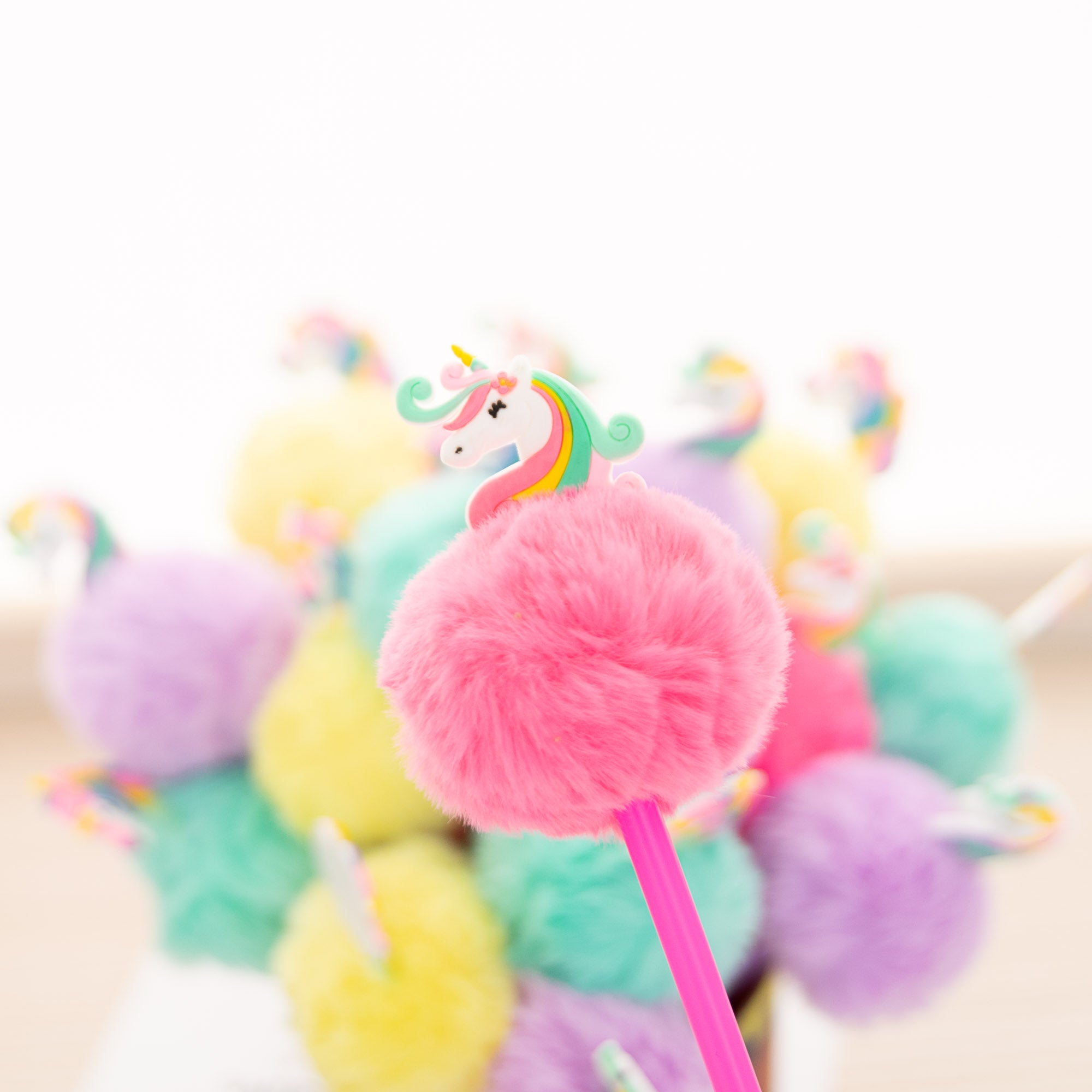 Stylo Pompon Licorne