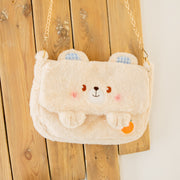 Sac Bandoulière en Peluche Ourson