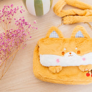 Sac Bandoulière en Peluche Chien