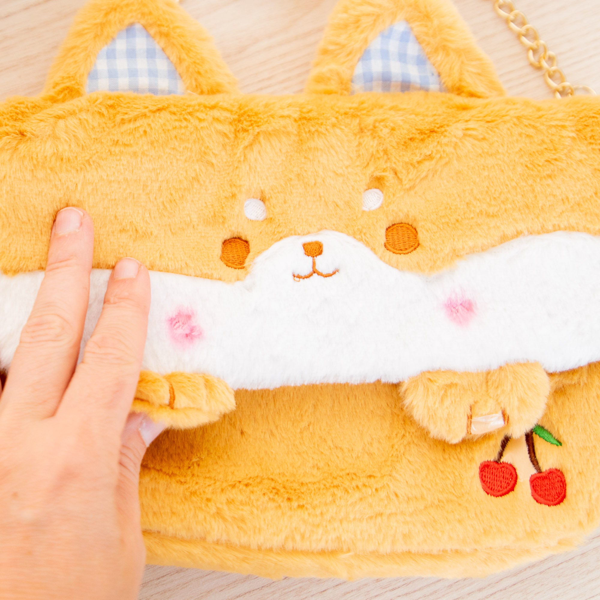 Sac Bandoulière en Peluche Chien